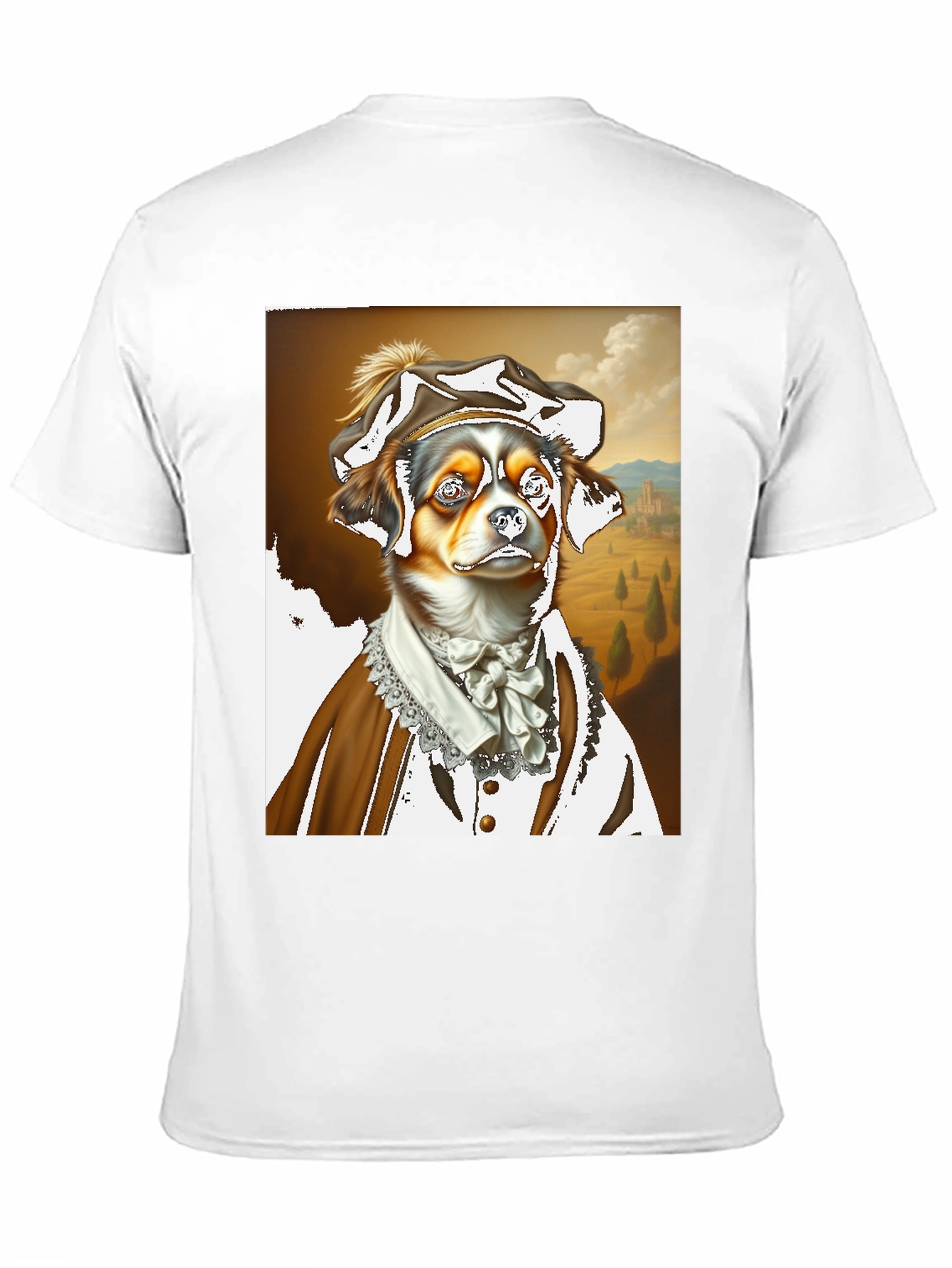 Renaissance Dog T-Shirt - Funny Pet Portrait Tee