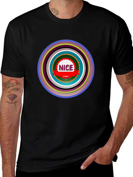 Nice Graphic Tee - Stylish Black Shirt