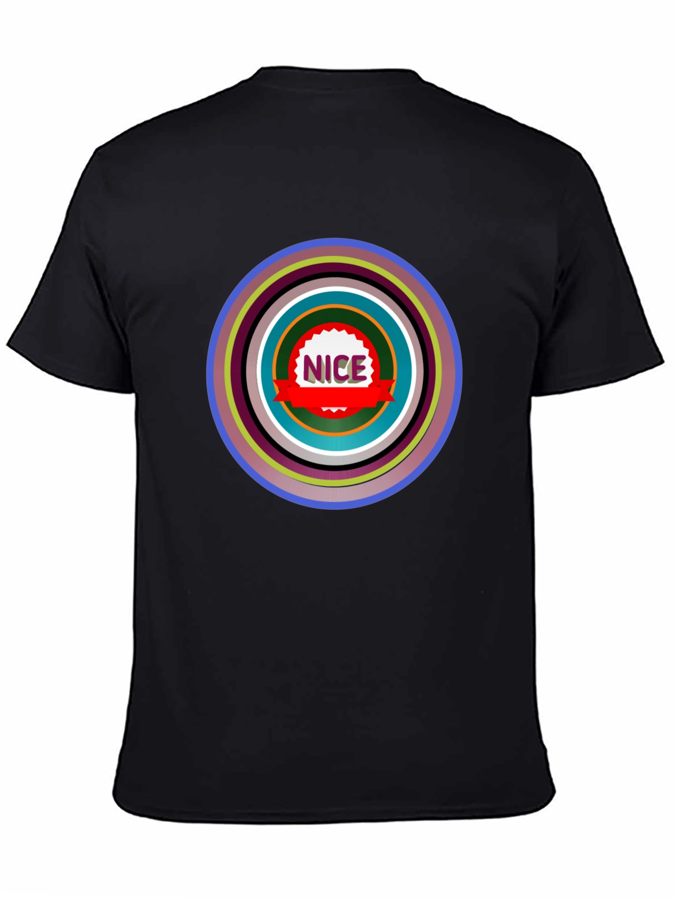 Nice Graphic Tee - Stylish Black Shirt