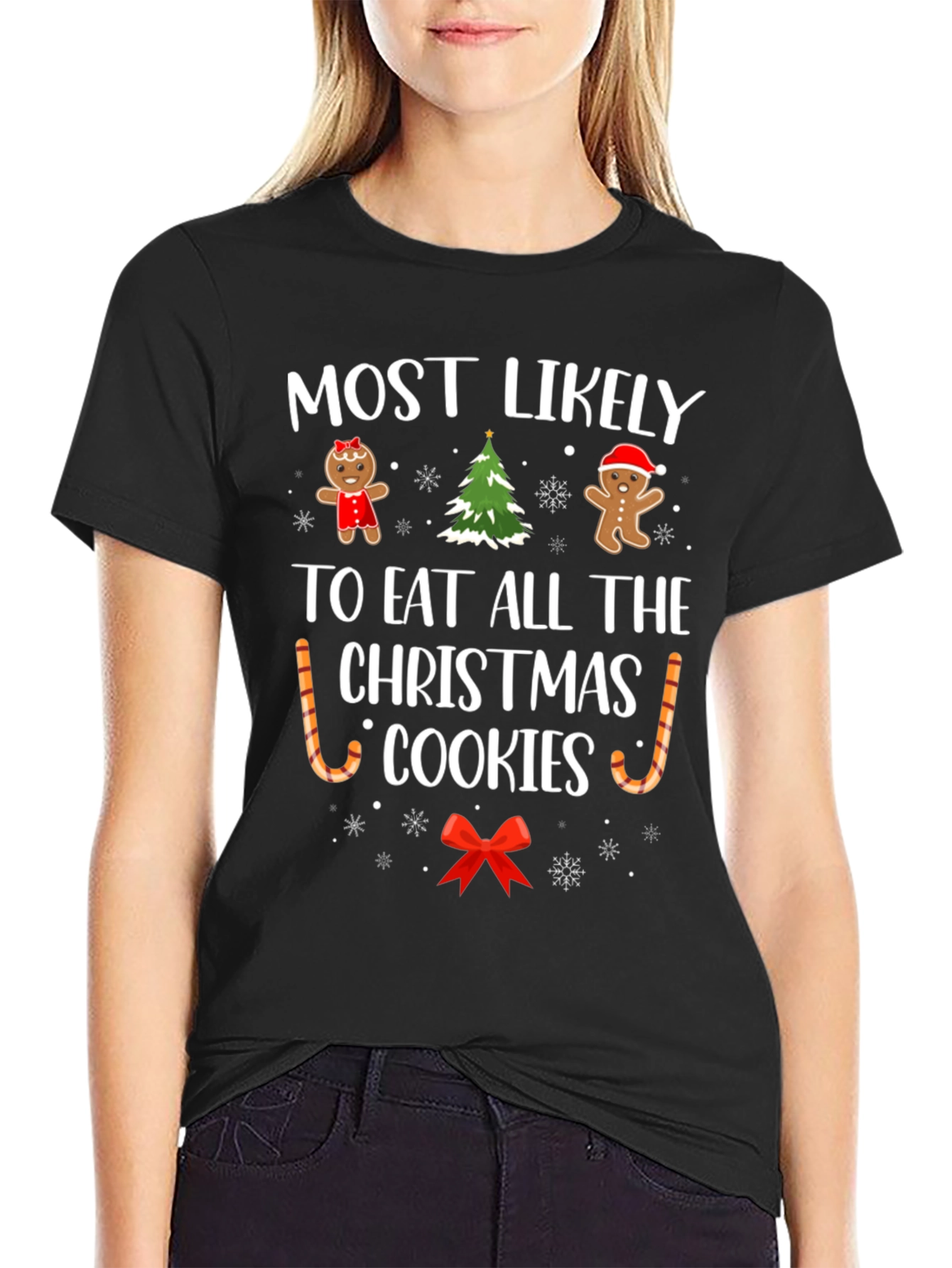 Most Likely To Eat Christmas Cookies T-Shirt