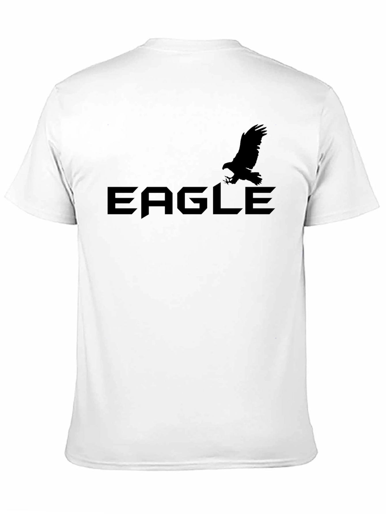 Eagle Graphic Black T-Shirt for Men