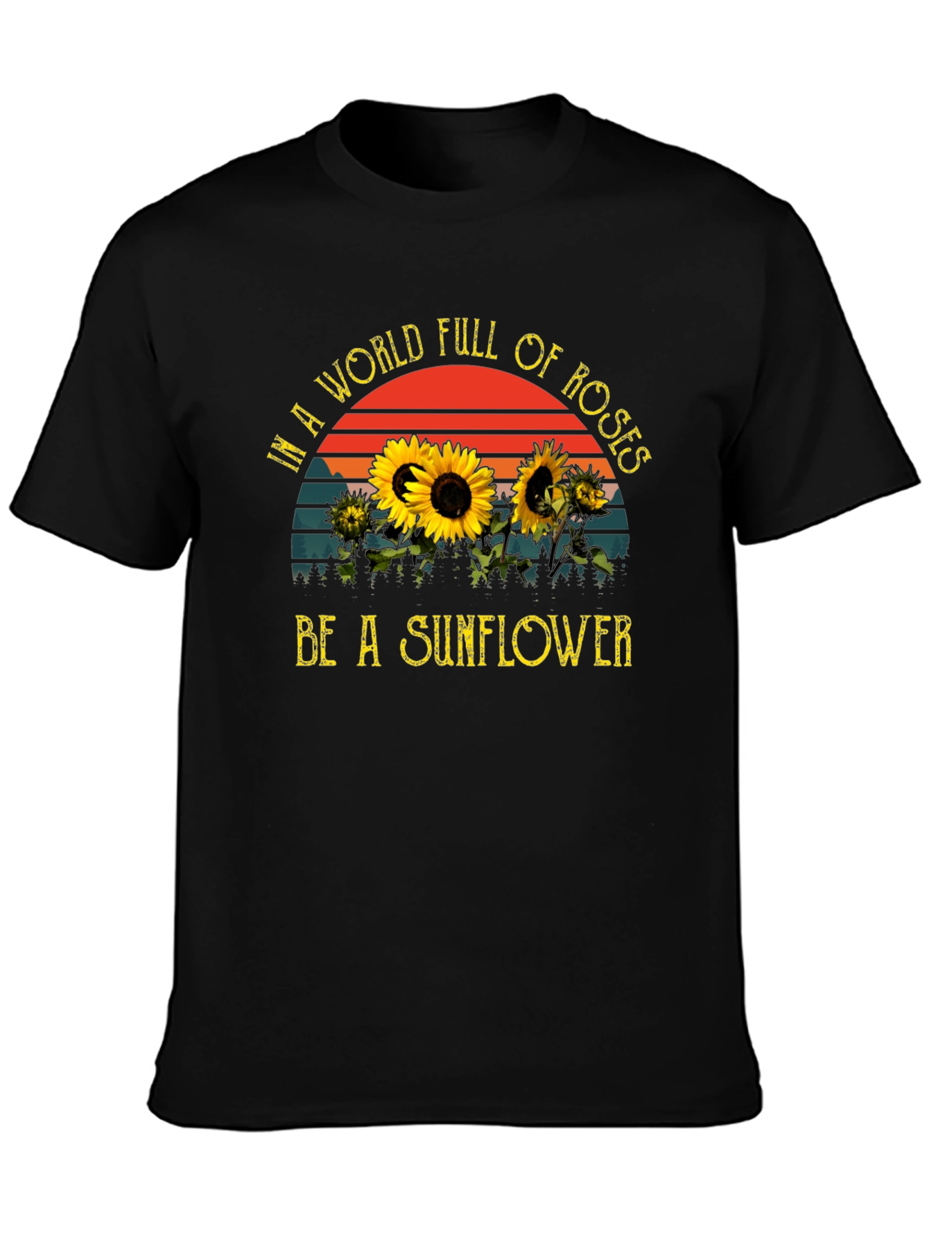 Be A Sunflower Graphic Tee