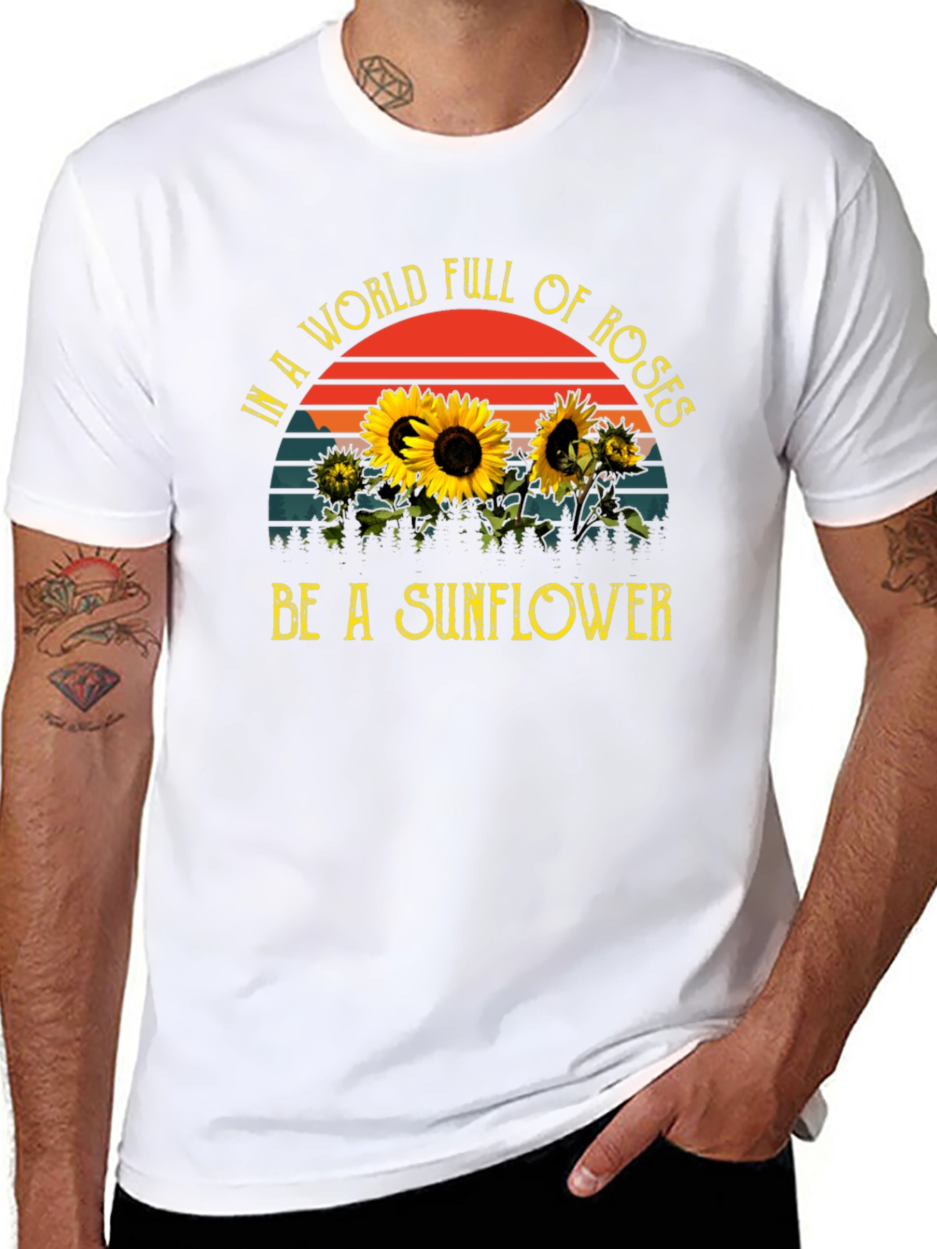 Be A Sunflower Graphic Tee
