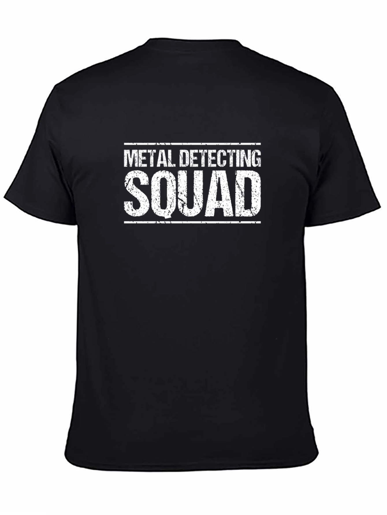 Metal Detecting Squad Black T-Shirt