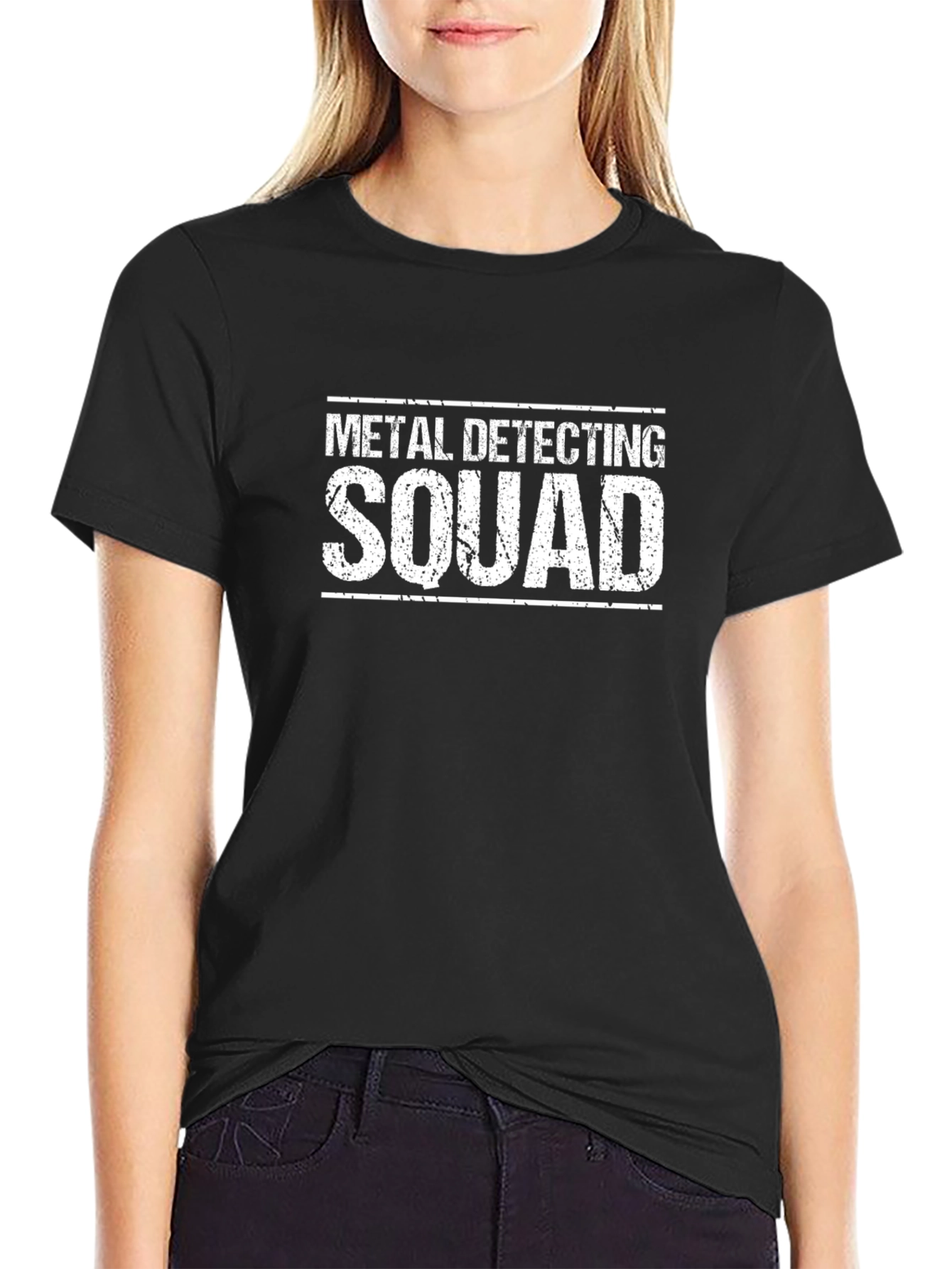 Metal Detecting Squad Black T-Shirt