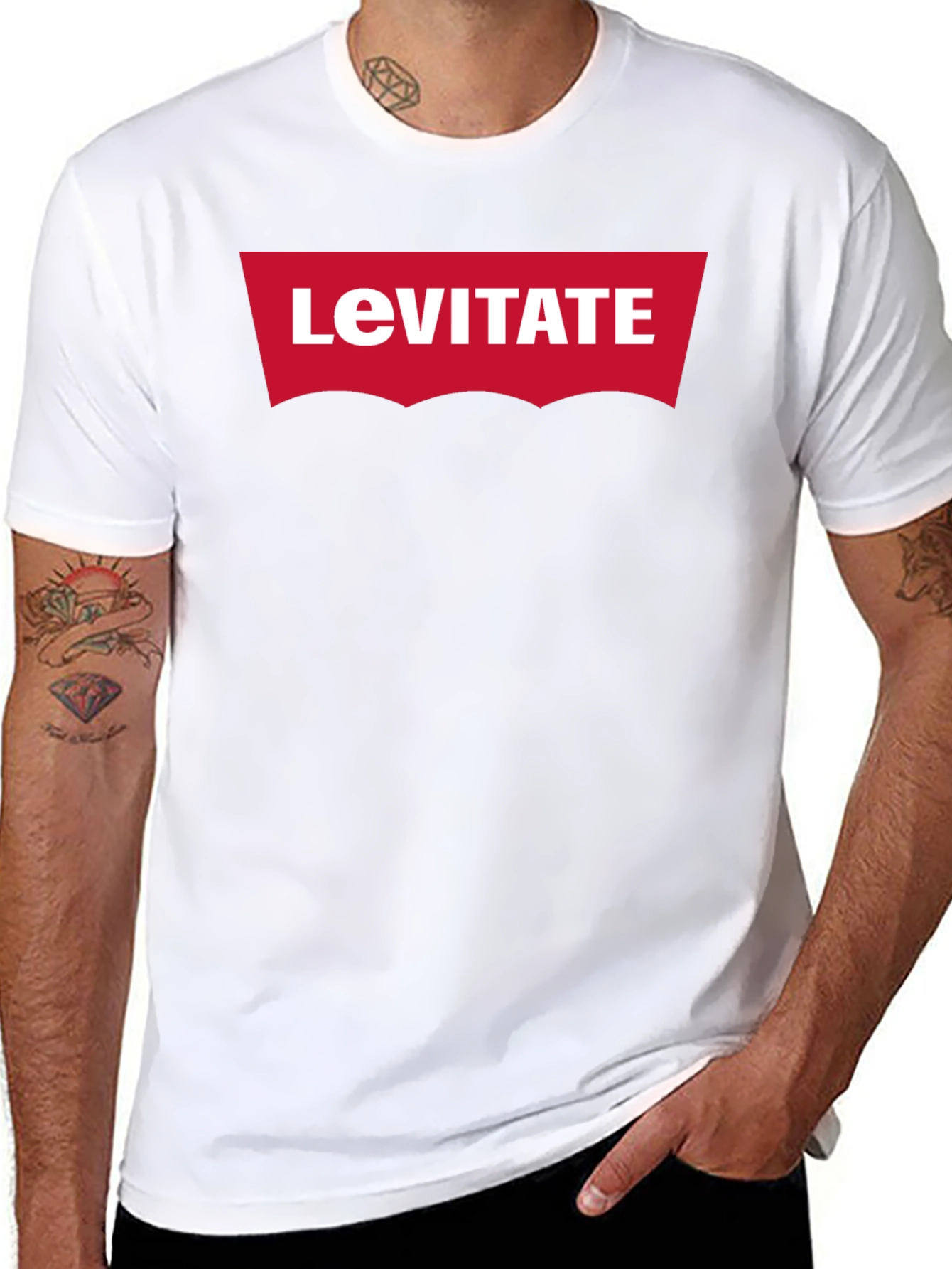 Levitate Graphic Tee - Mens Black T-Shirt