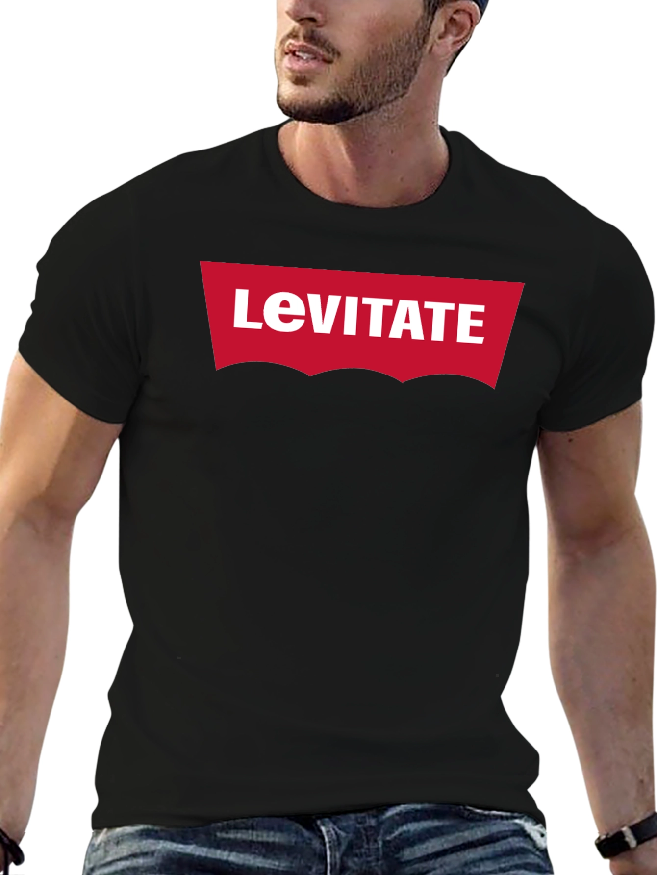 Levitate Graphic Tee - Mens Black T-Shirt