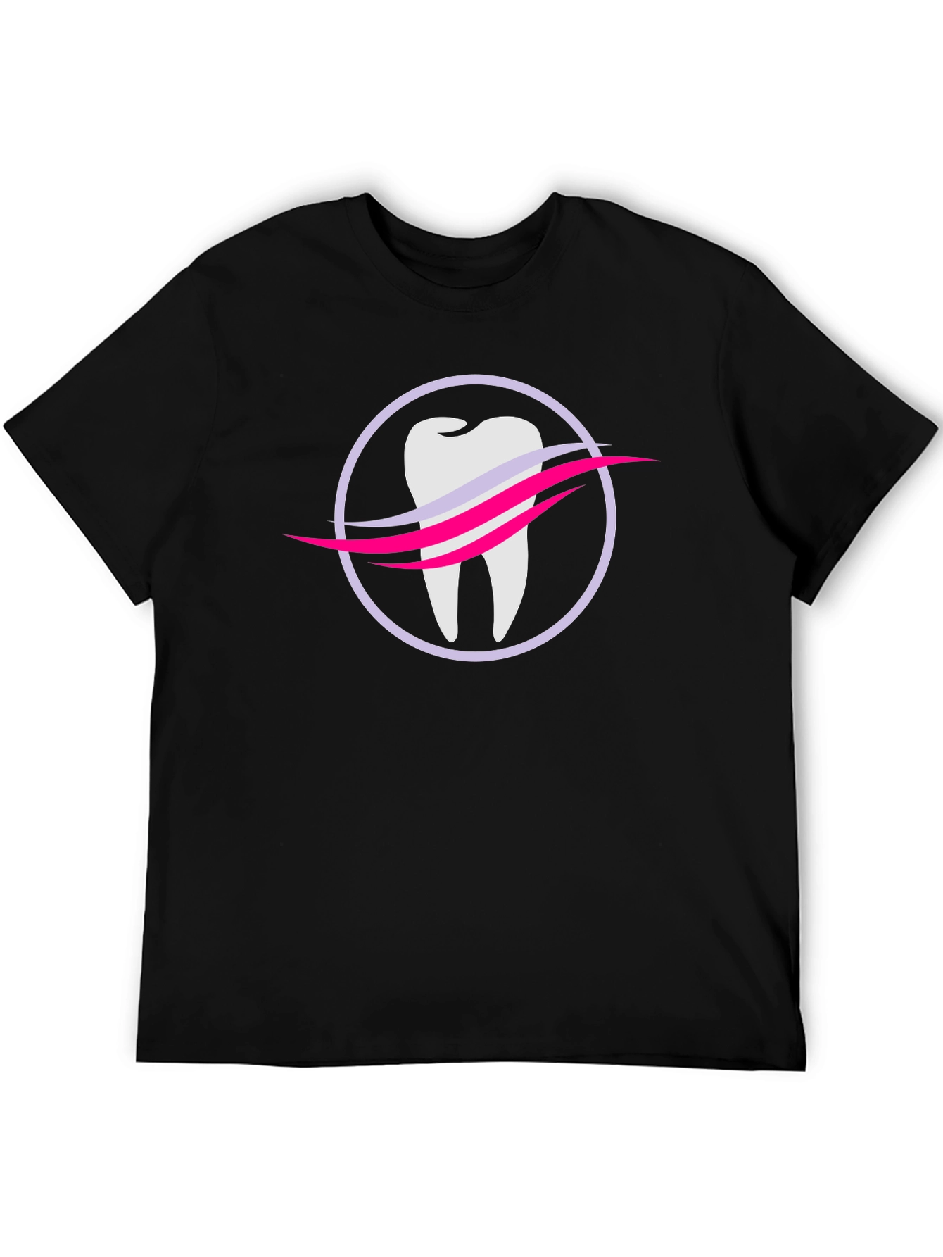 Dental Logo Black Tee - Dentist Approved