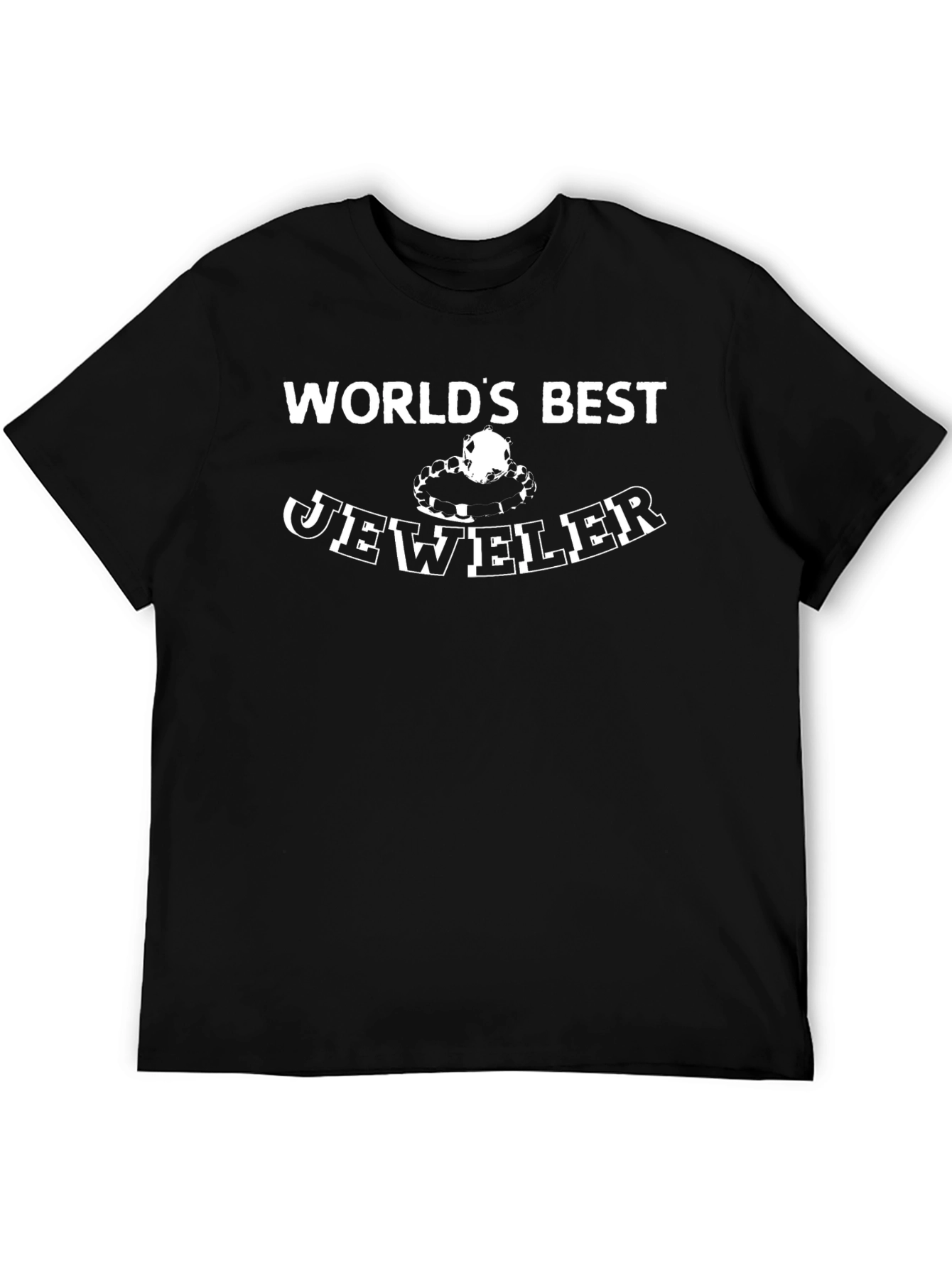 Worlds Best Jeweler Black T-Shirt