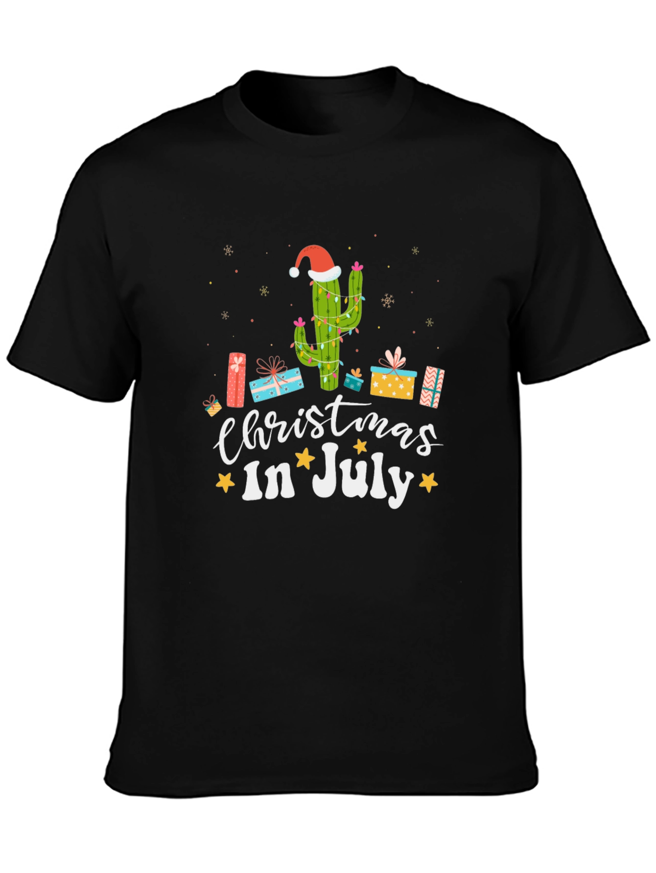 Christmas in July Cactus T-Shirt