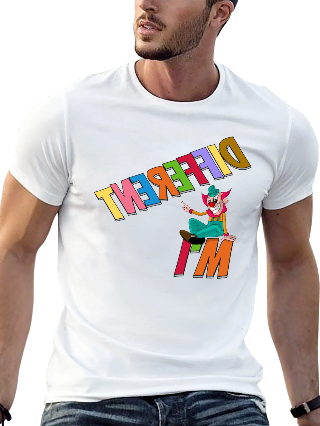 Im Different Clown Graphic Tee