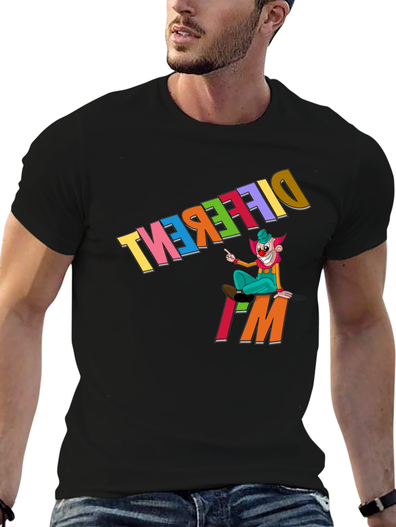 Im Different Clown Graphic Tee