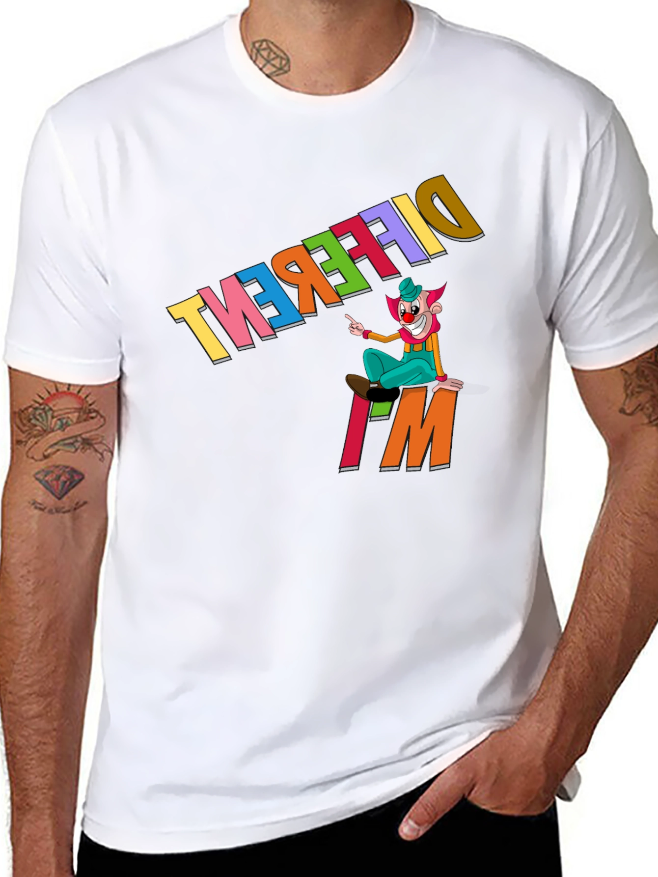 Im Different Clown Graphic Tee