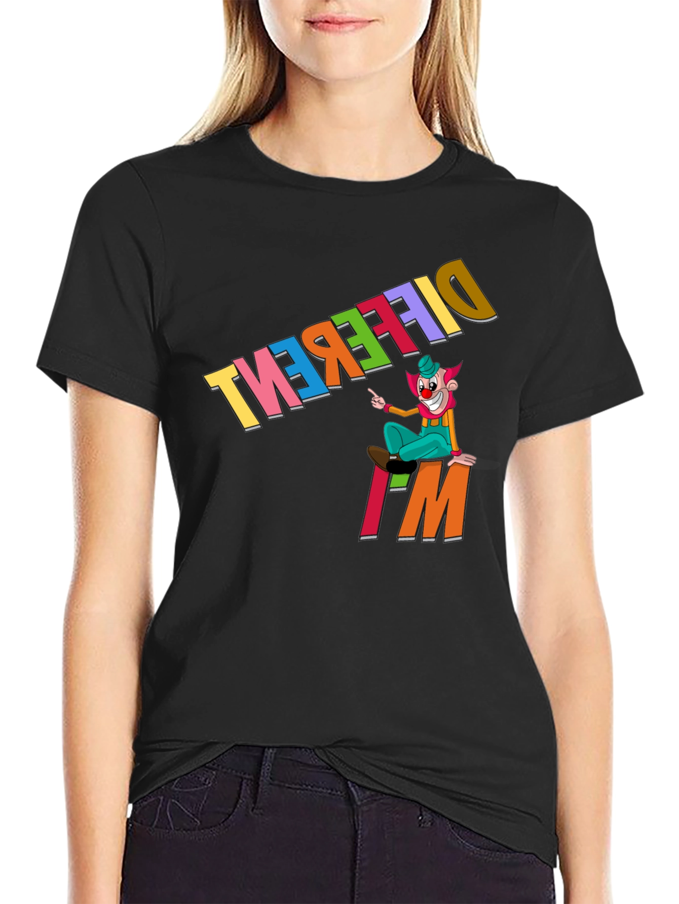 Im Different Clown Graphic Tee