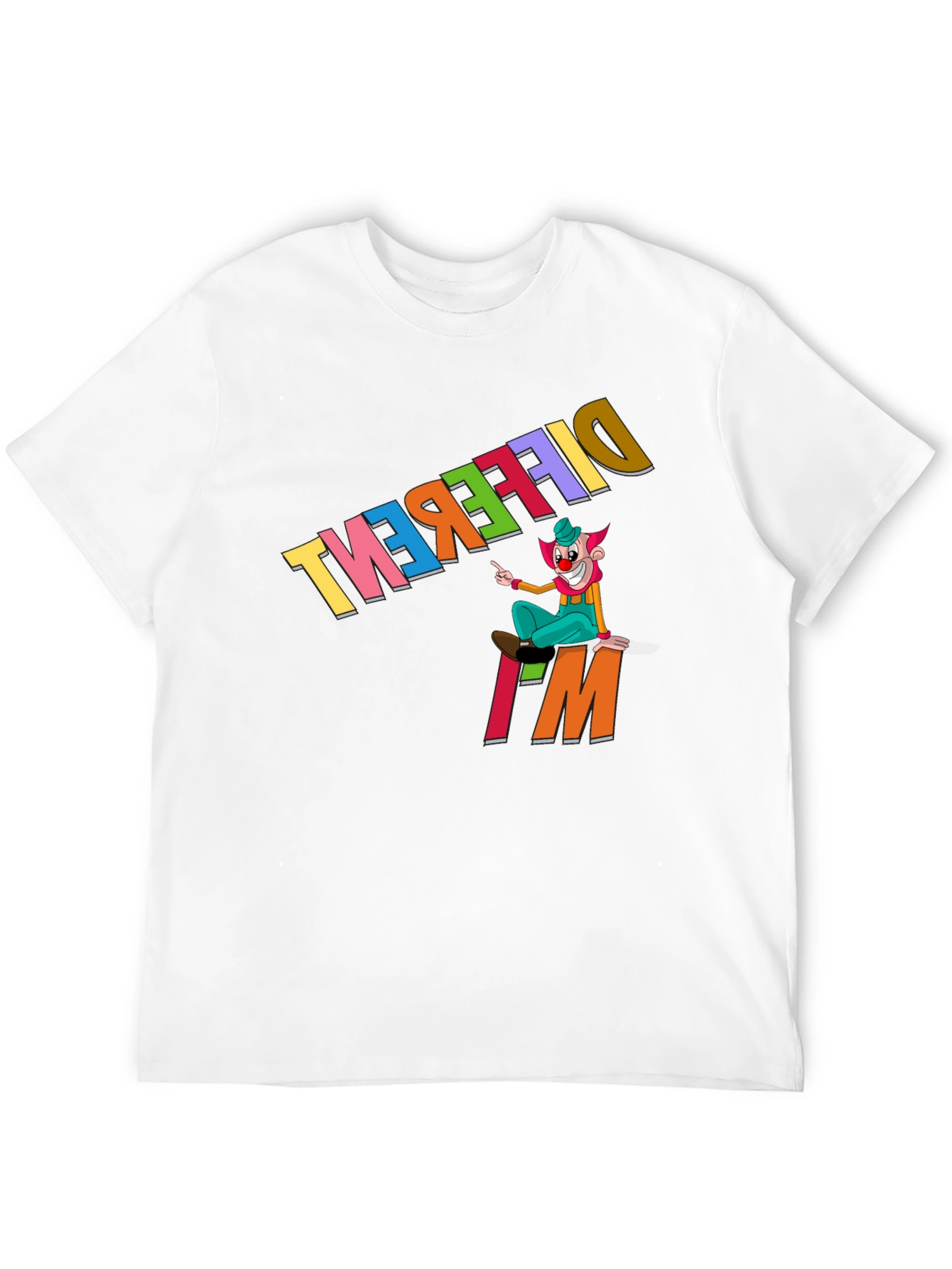 Im Different Clown Graphic Tee