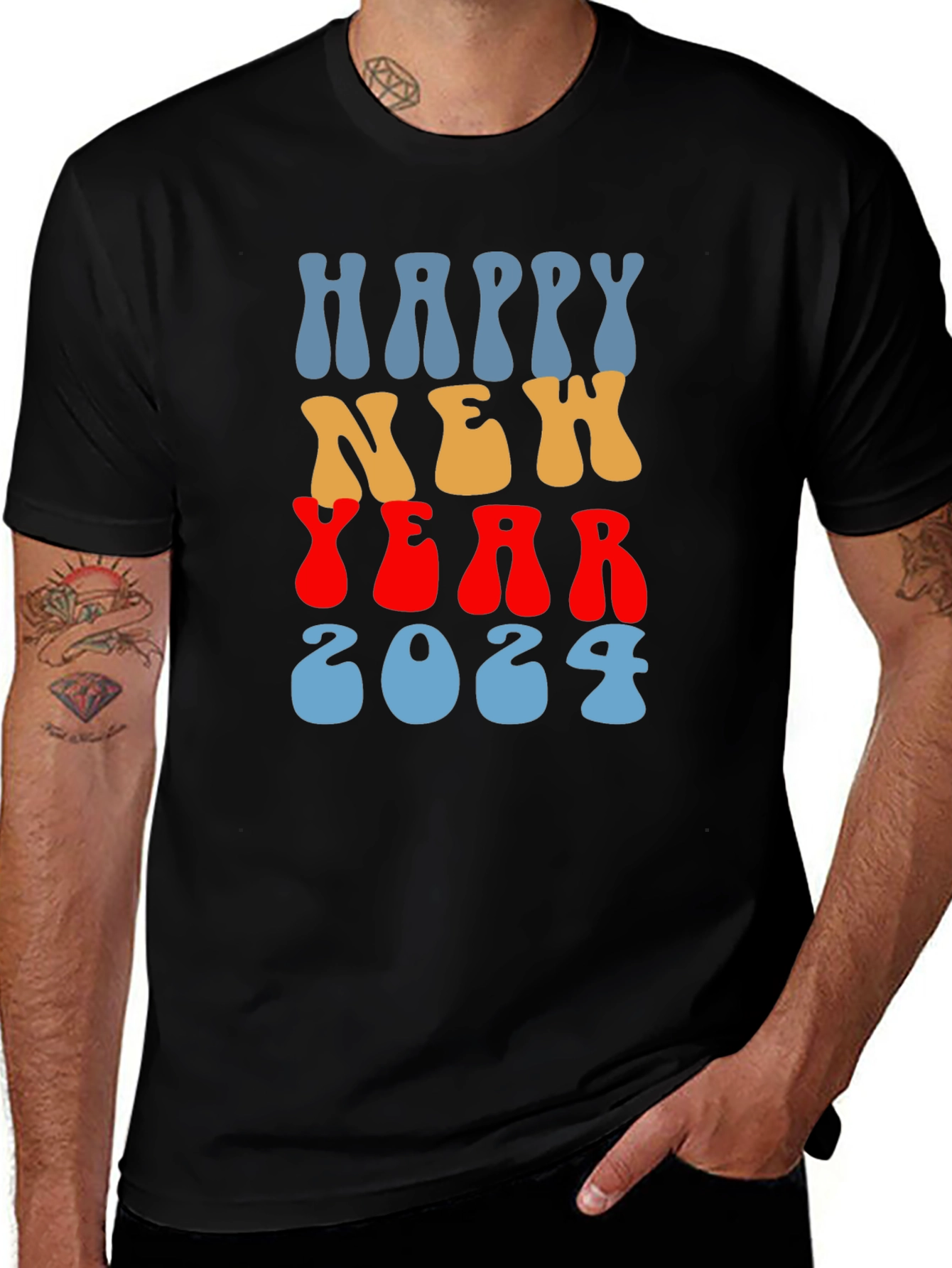 Happy New Year 2024 Graphic Tee