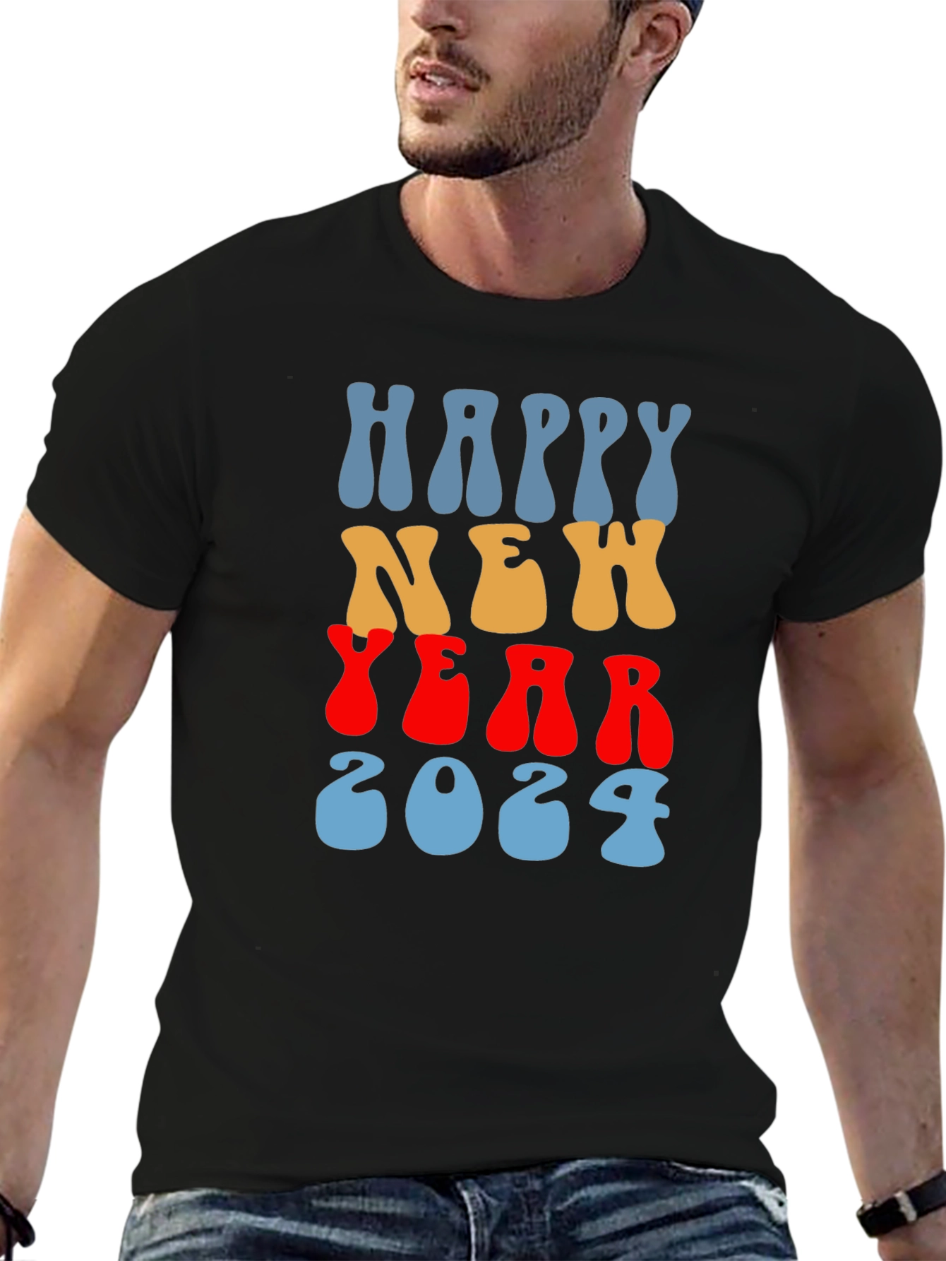Happy New Year 2024 Graphic Tee