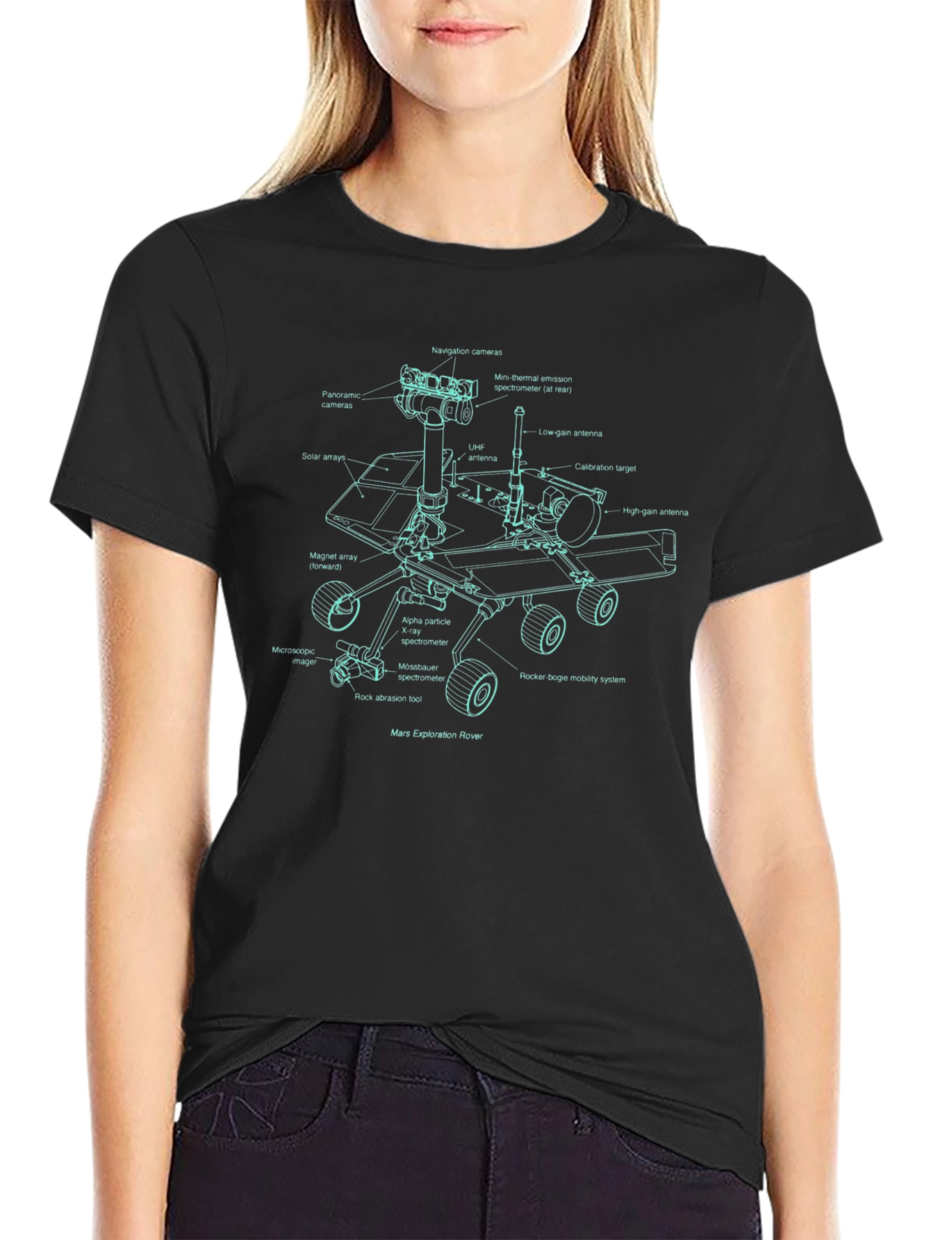 Mars Rover Blueprint T-Shirt