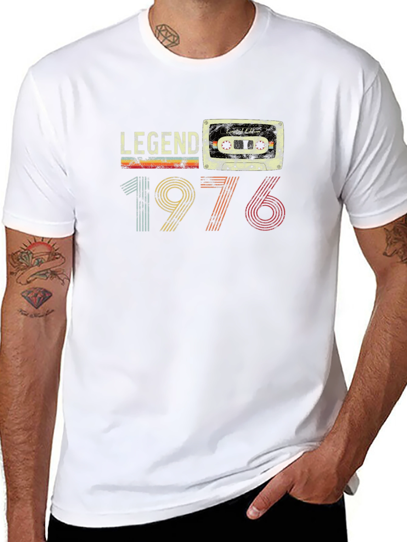 Legend 1976 Cassette Tape Graphic T-Shirt