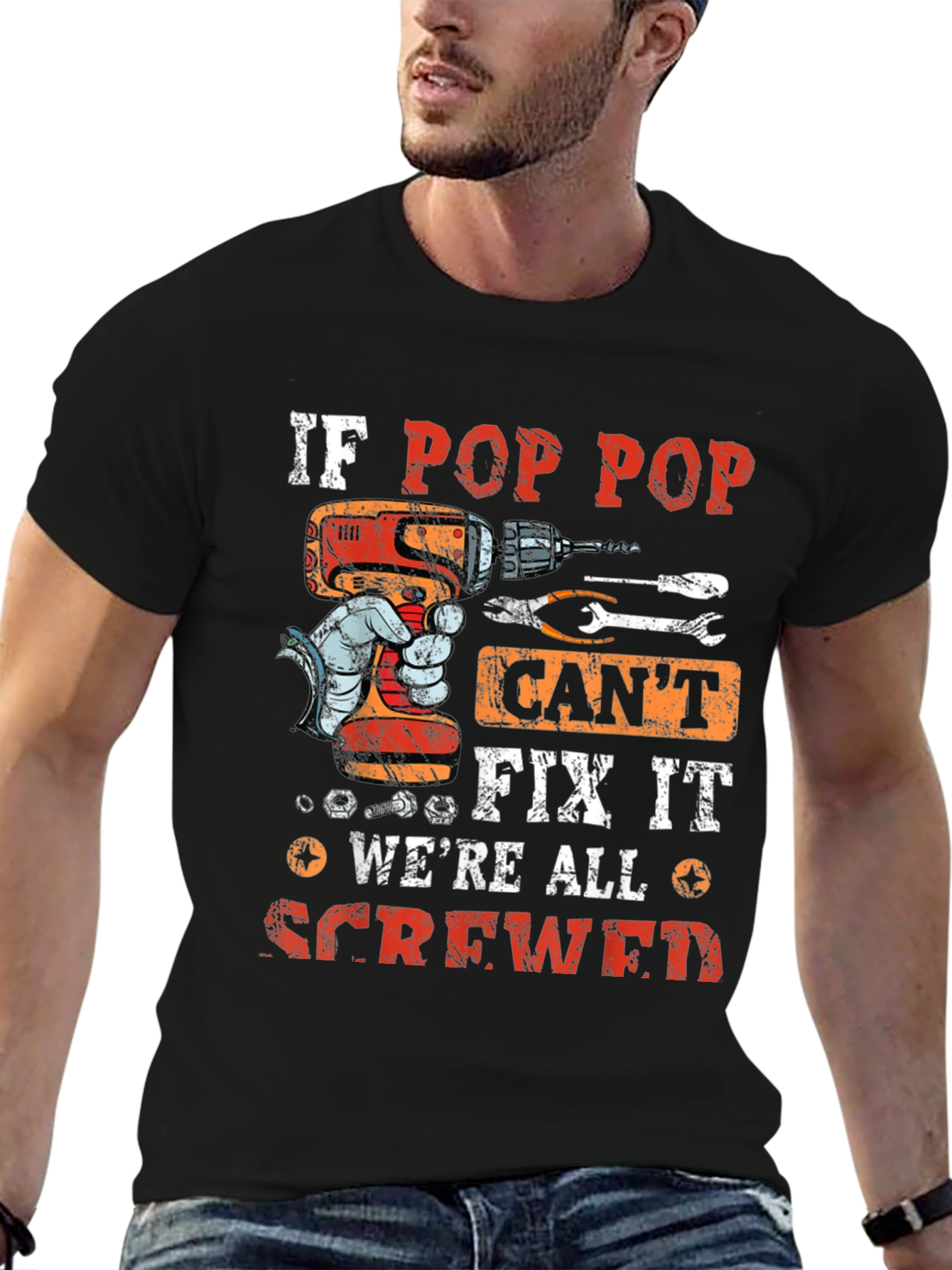 If Pop Pop Cant Fix It T-Shirt