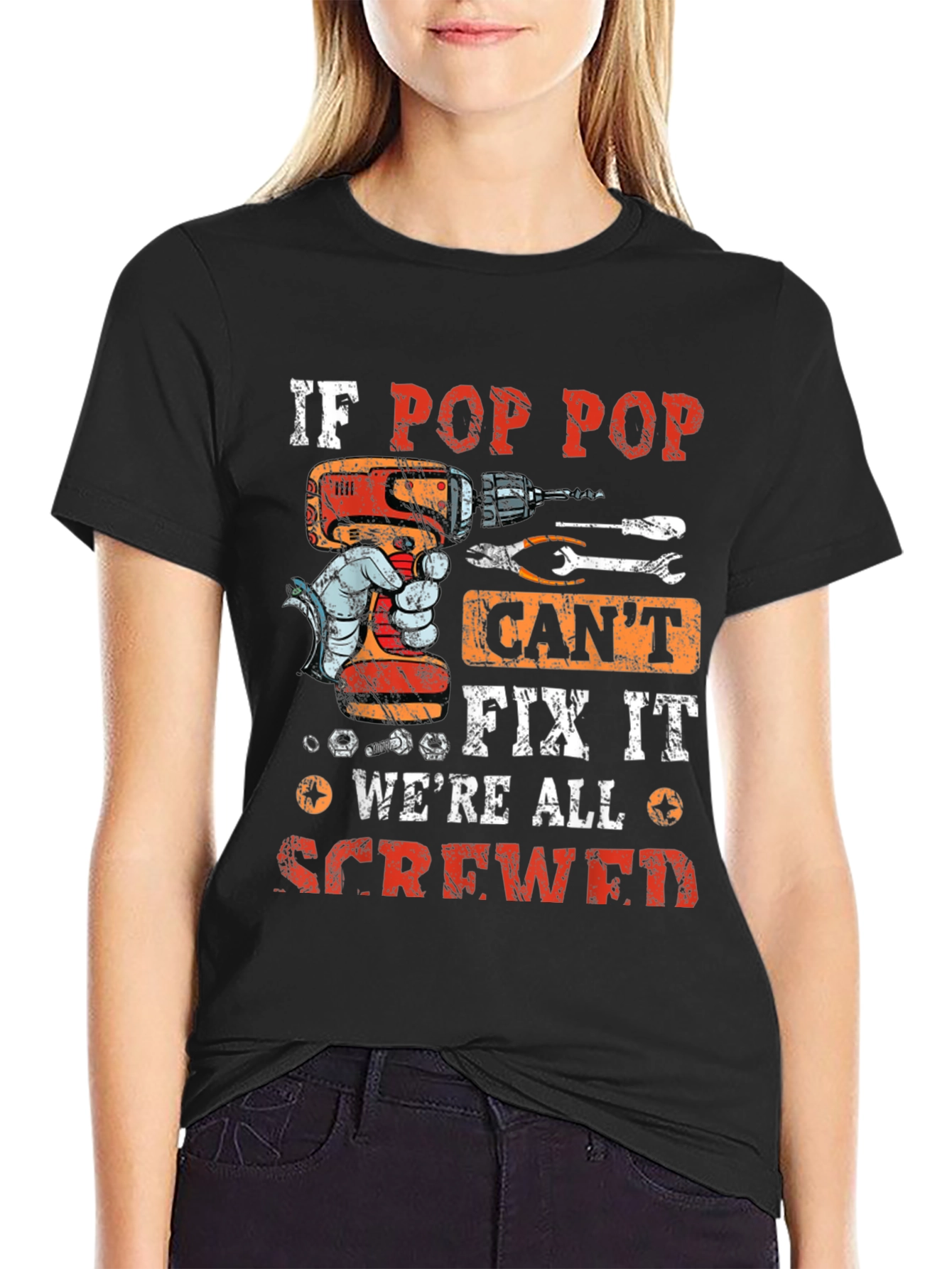 If Pop Pop Cant Fix It T-Shirt