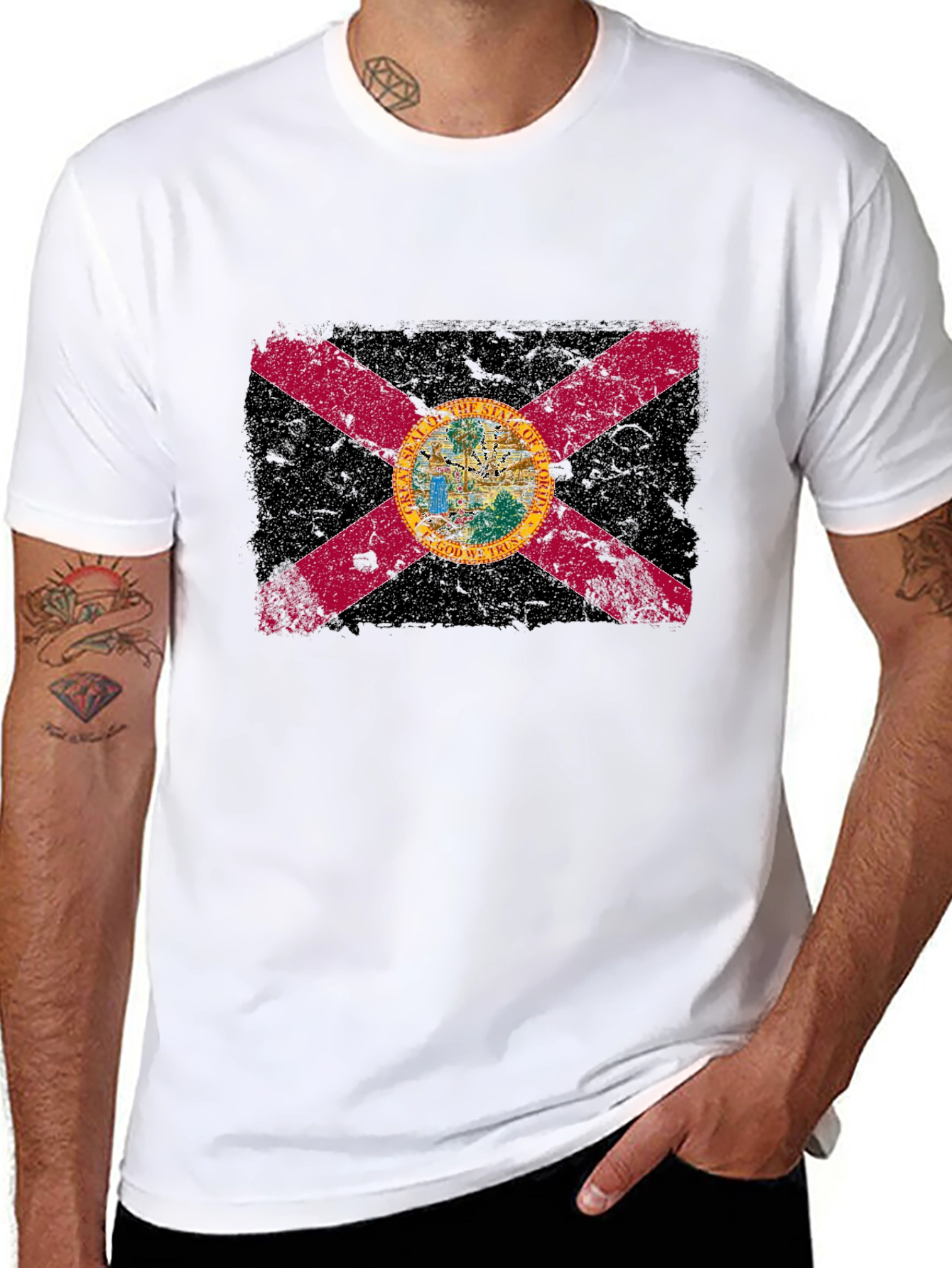 Florida Flag Graphic T-Shirt