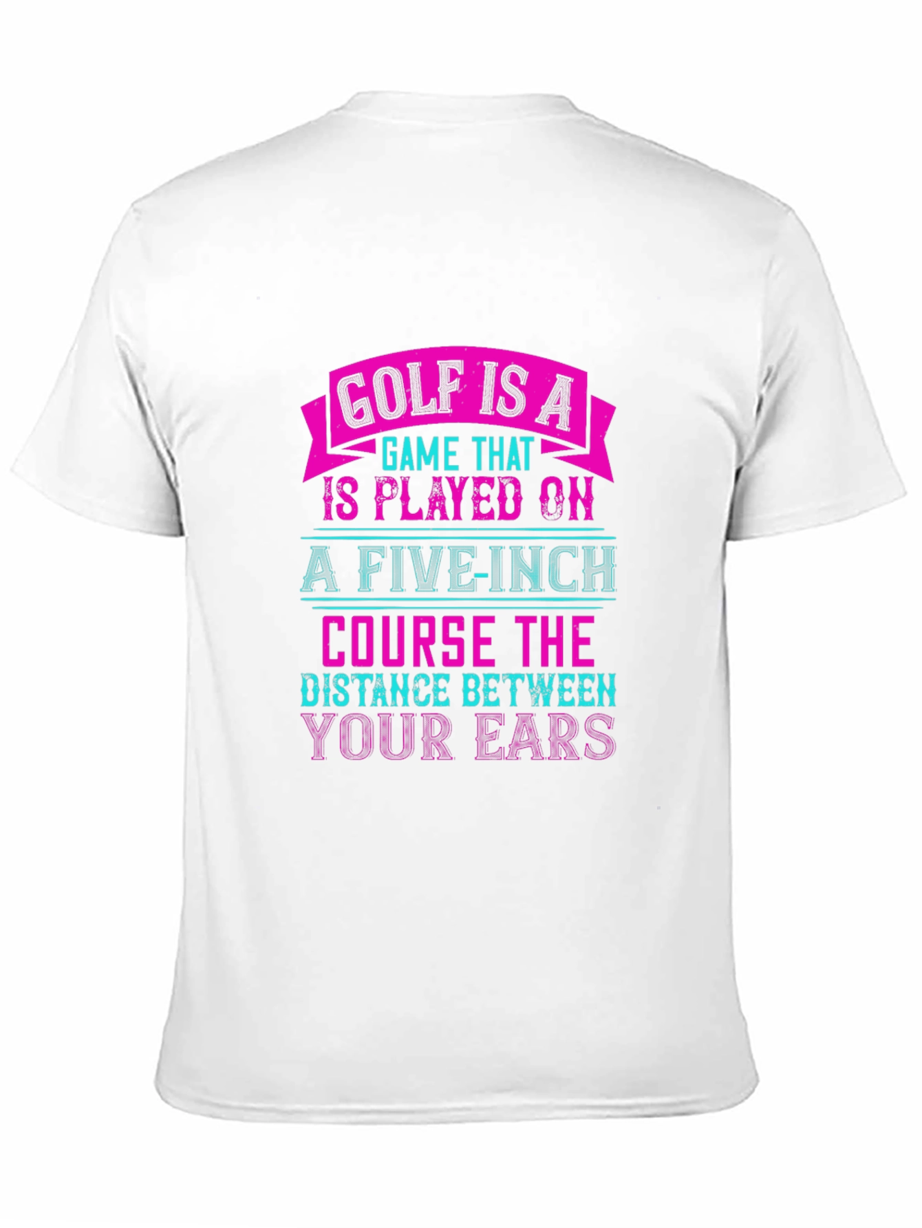 Golf Mindset T-Shirt Funny Golfing Gift Tee