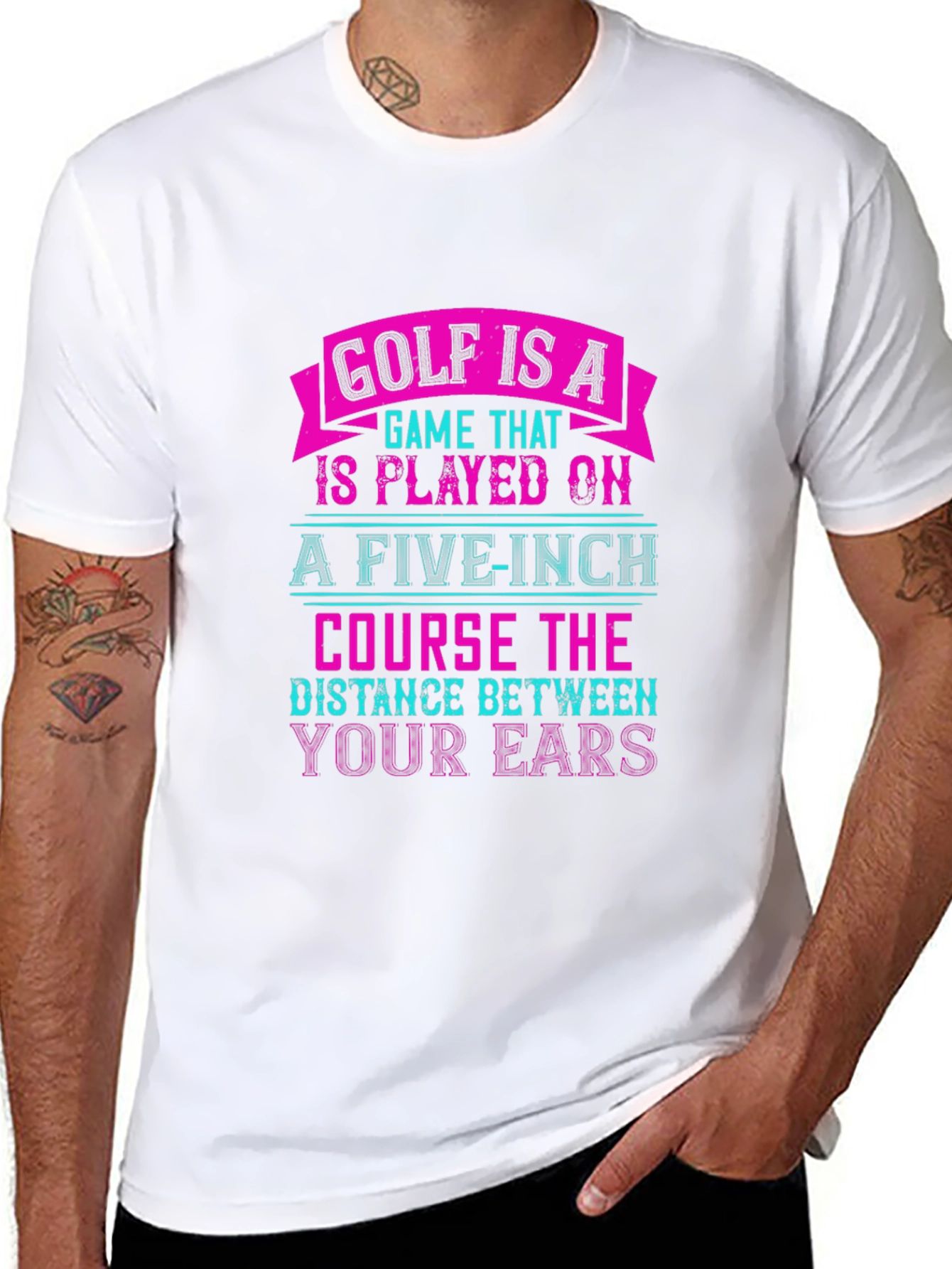 Golf Mindset T-Shirt Funny Golfing Gift Tee