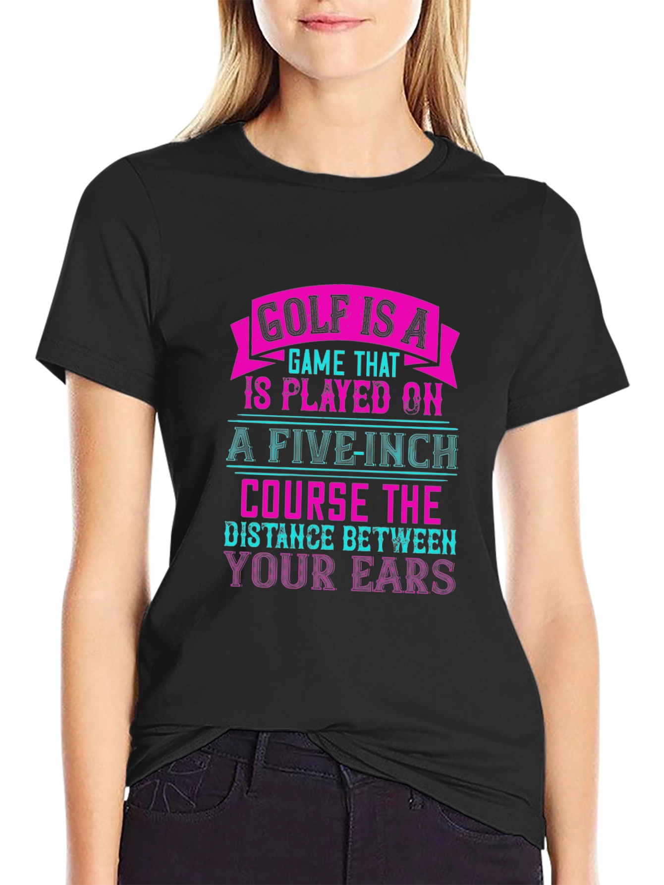 Golf Mindset T-Shirt Funny Golfing Gift Tee
