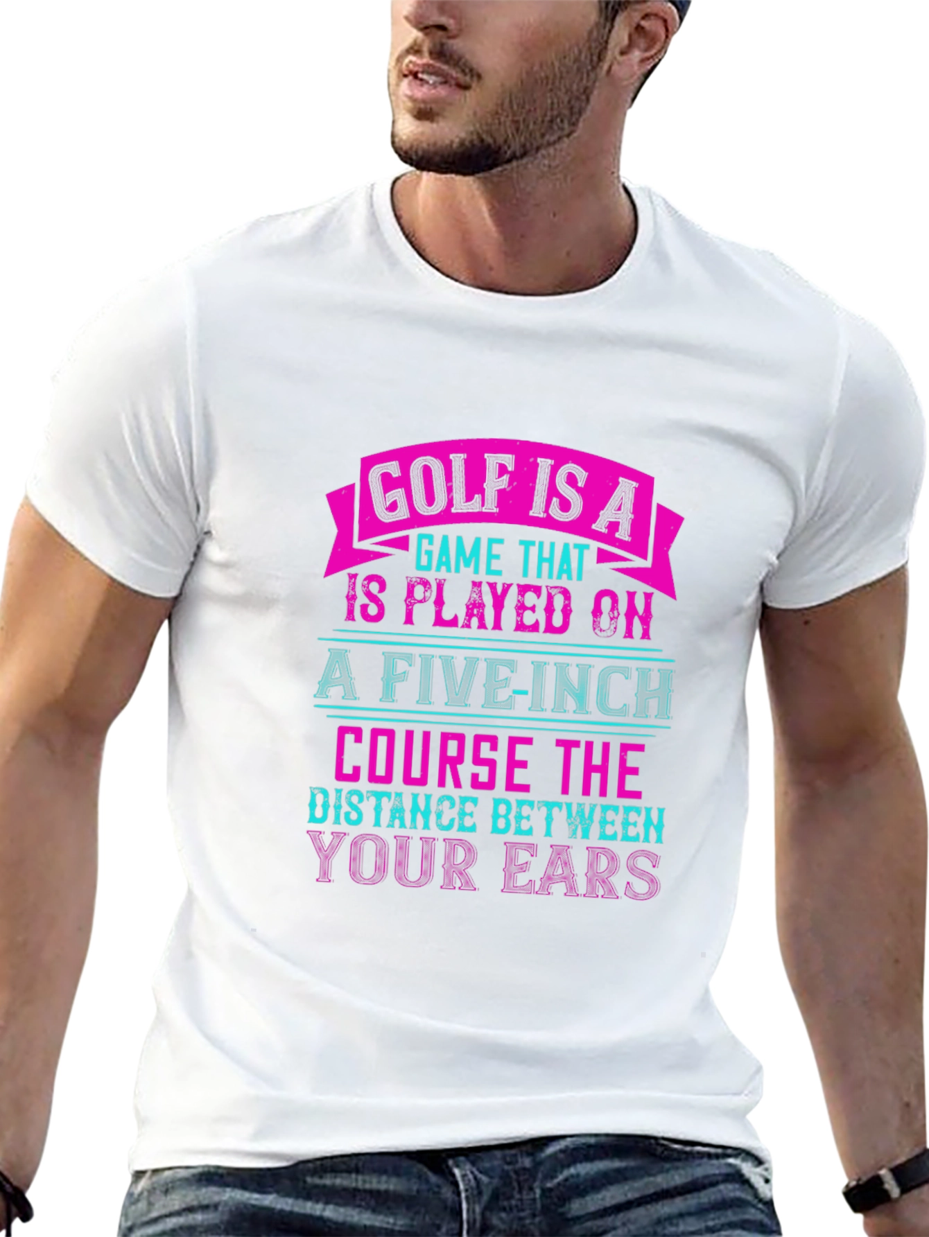 Golf Mindset T-Shirt Funny Golfing Gift Tee