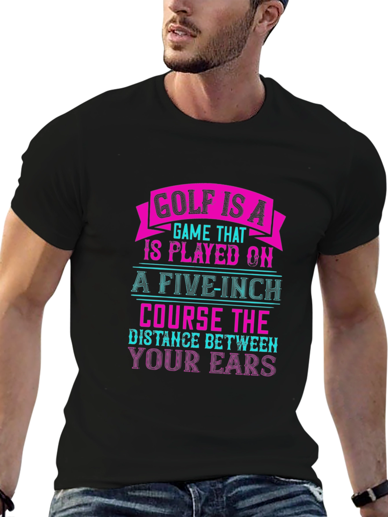 Golf Mindset T-Shirt Funny Golfing Gift Tee