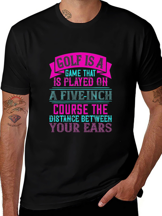 Golf Mindset T-Shirt Funny Golfing Gift Tee