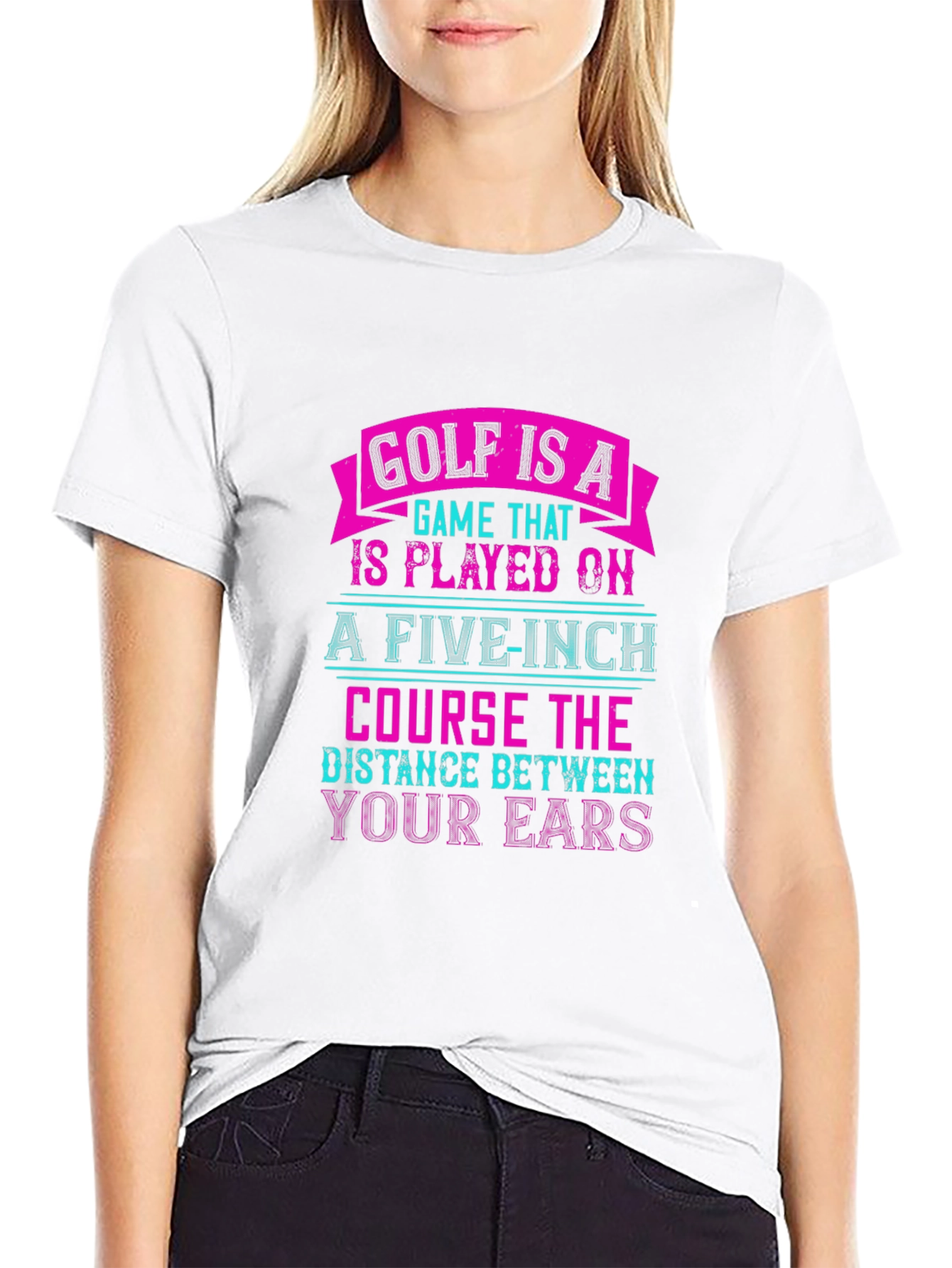 Golf Mindset T-Shirt Funny Golfing Gift Tee