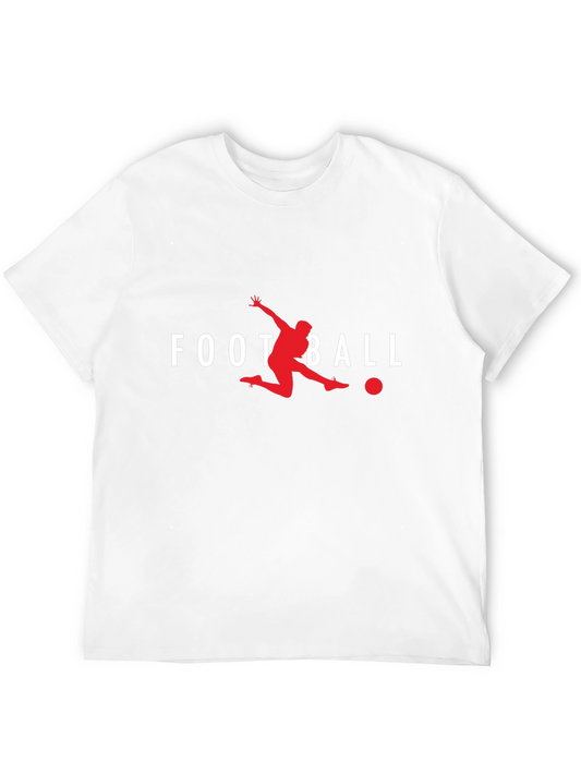 Football Graphic Tee - Stylish Black T-Shirt