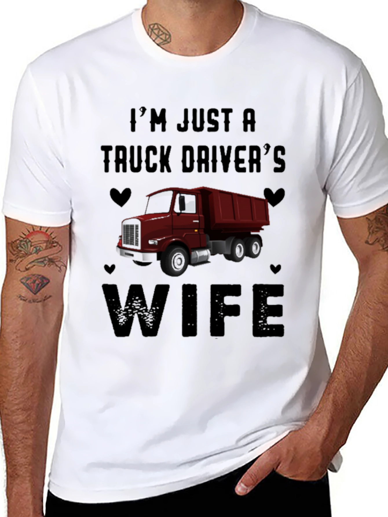 Truck Drivers Wife Graphic Tee
