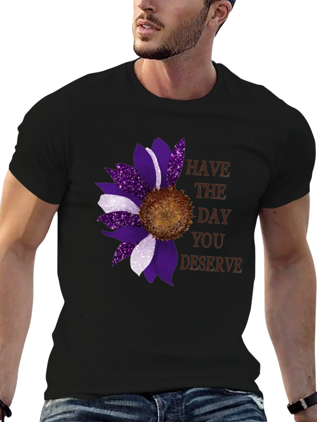 Sunflower Have The Day You Deserve Graphic Tee