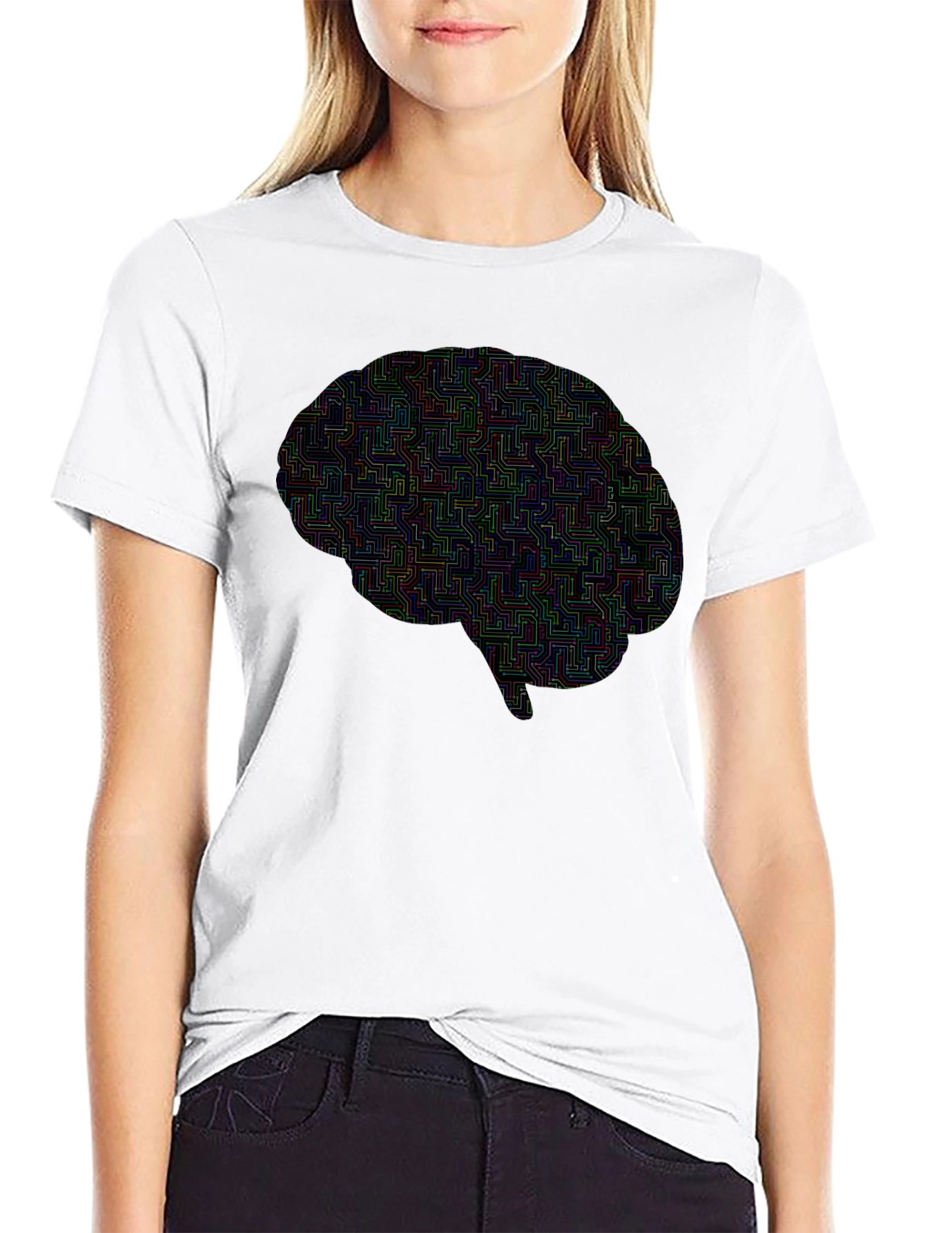 Brain Circuit Graphic T-Shirt