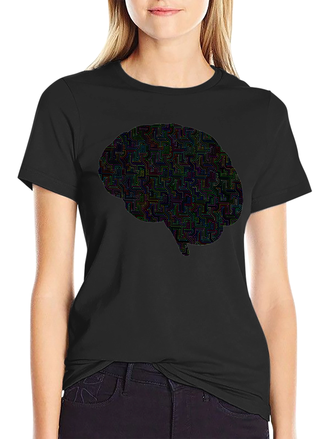 Brain Circuit Graphic T-Shirt