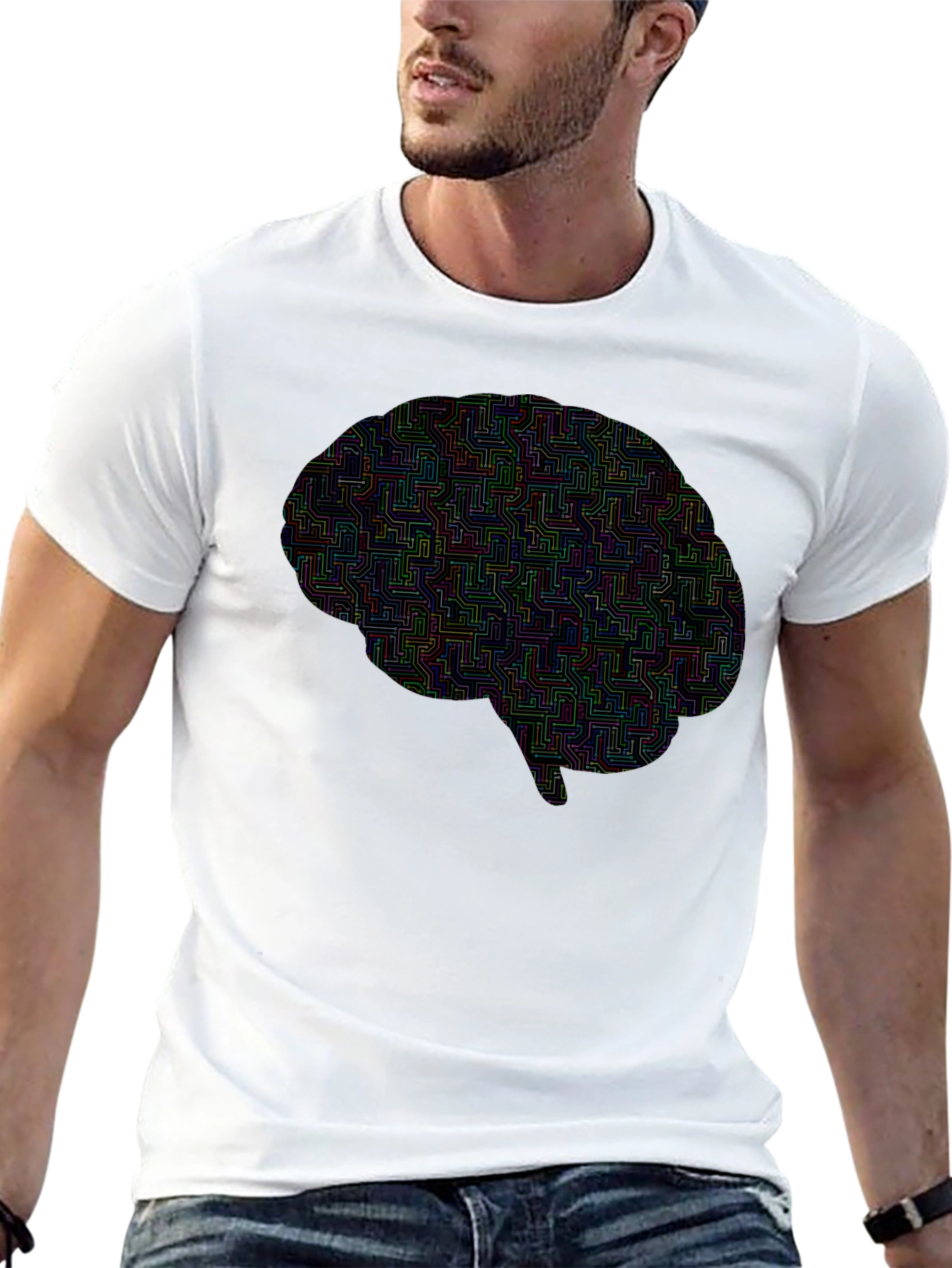 Brain Circuit Graphic T-Shirt