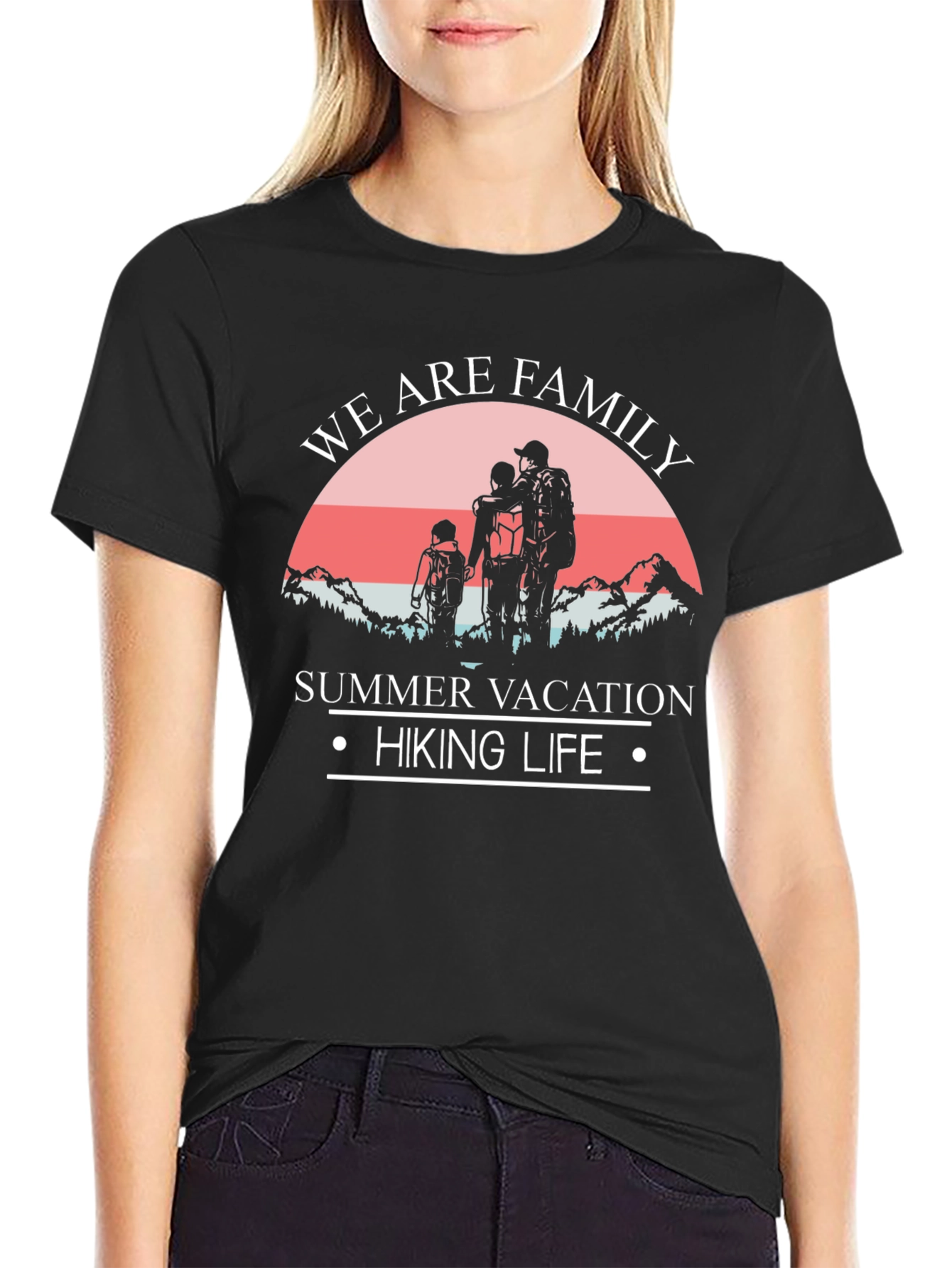 Family Hiking Vacation Tee
