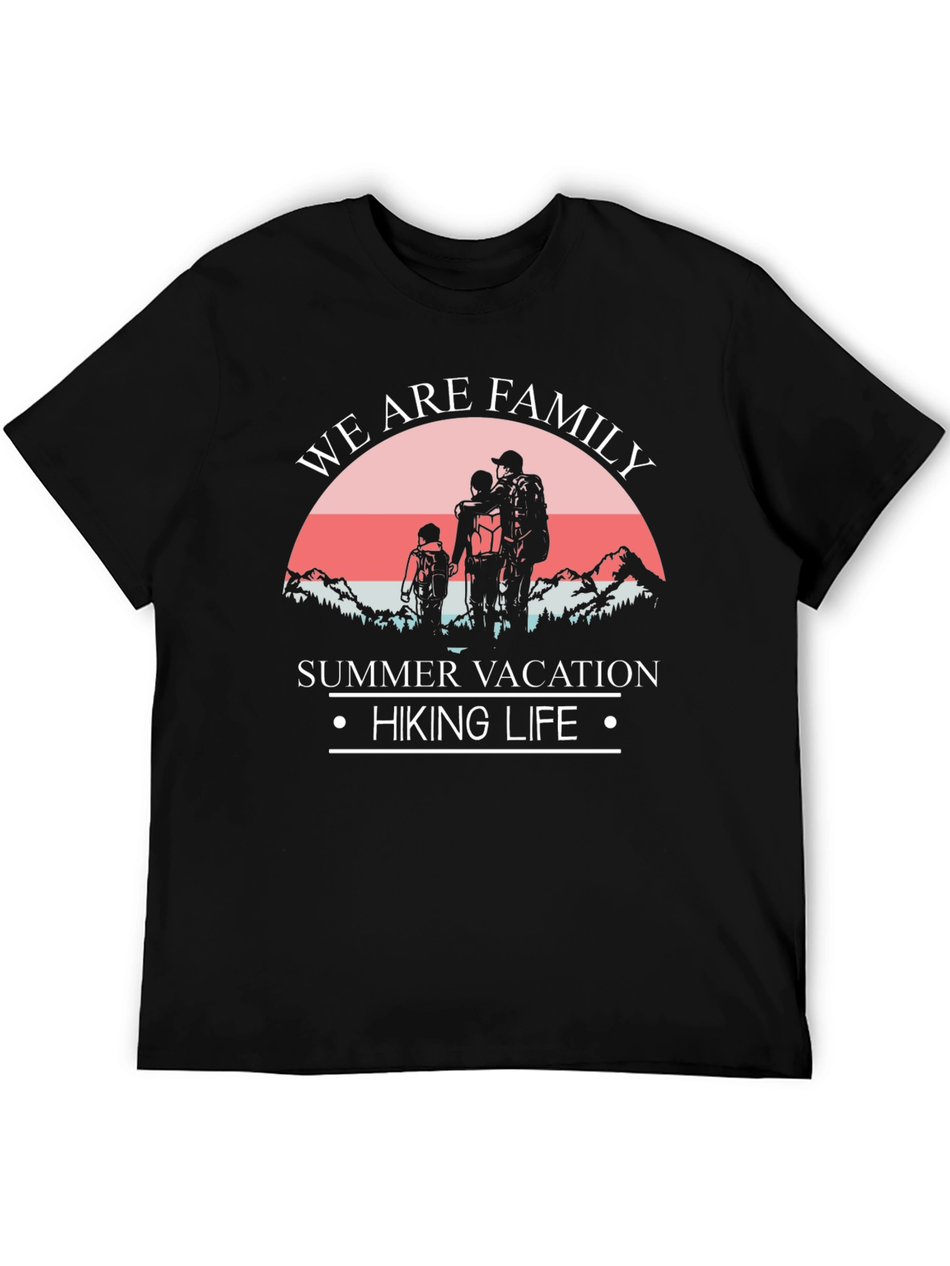 Family Hiking Vacation Tee