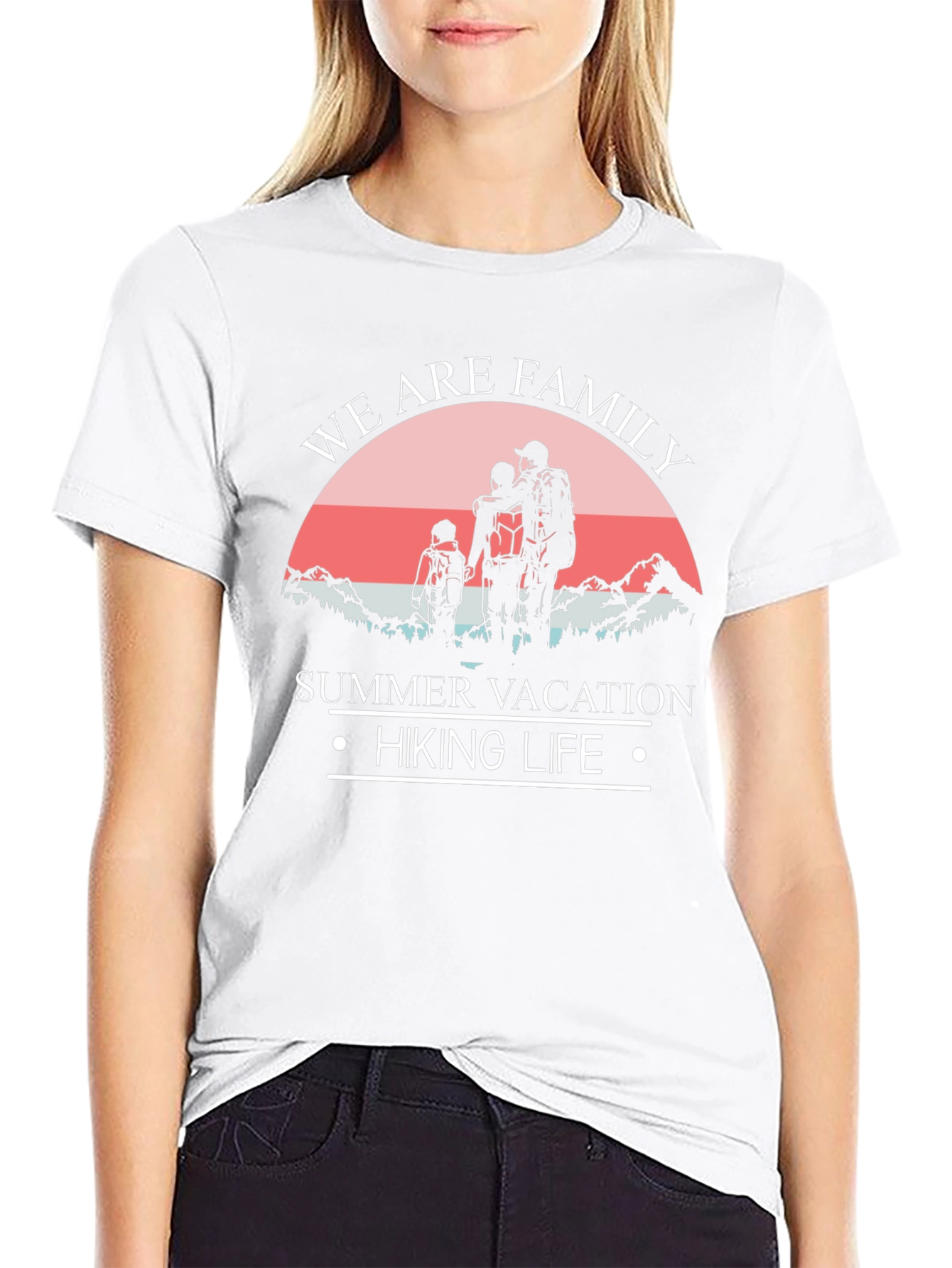 Family Hiking Vacation Tee