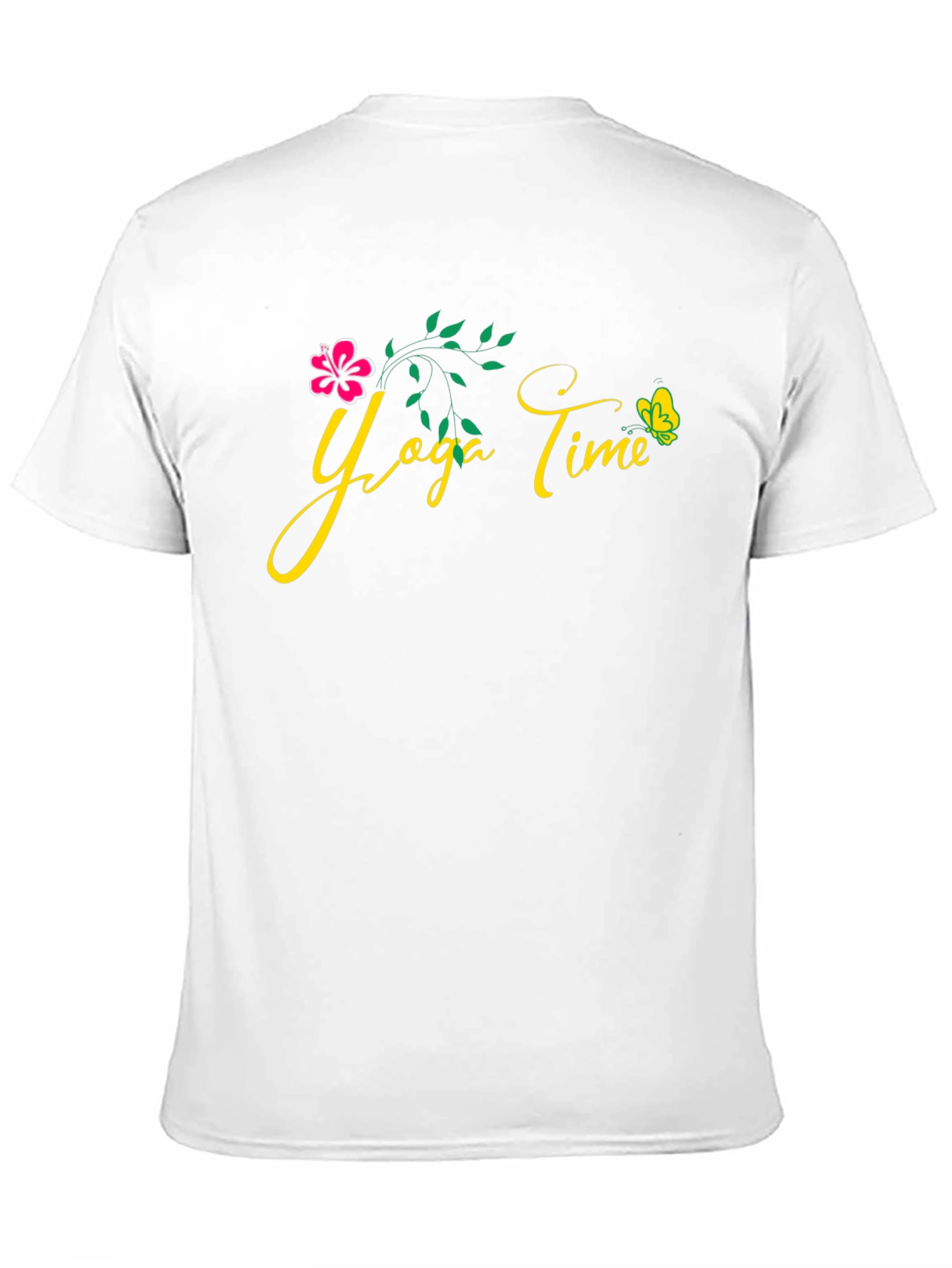 Yoga Time Graphic Tee - Mens Black T-Shirt