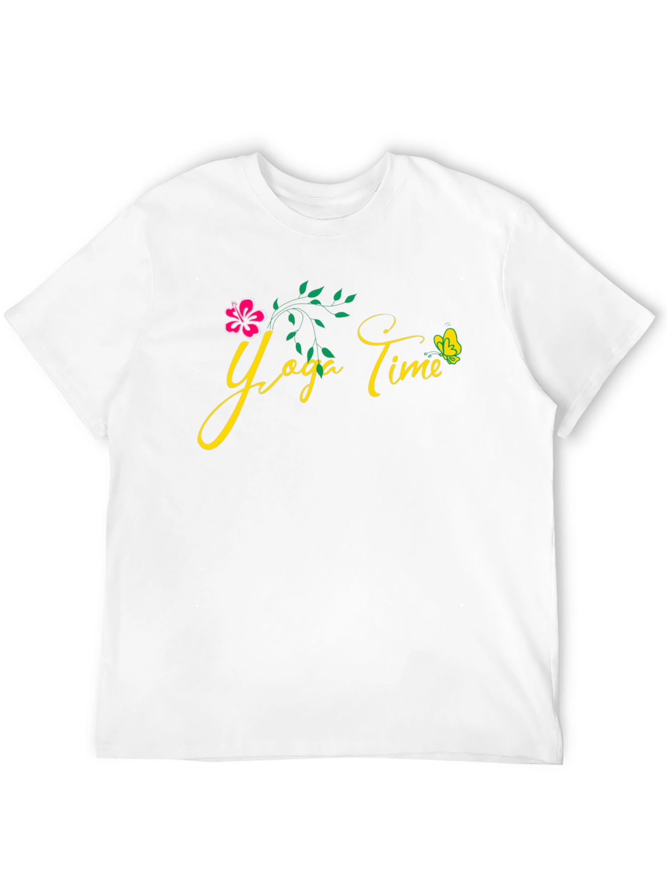 Yoga Time Graphic Tee - Mens Black T-Shirt