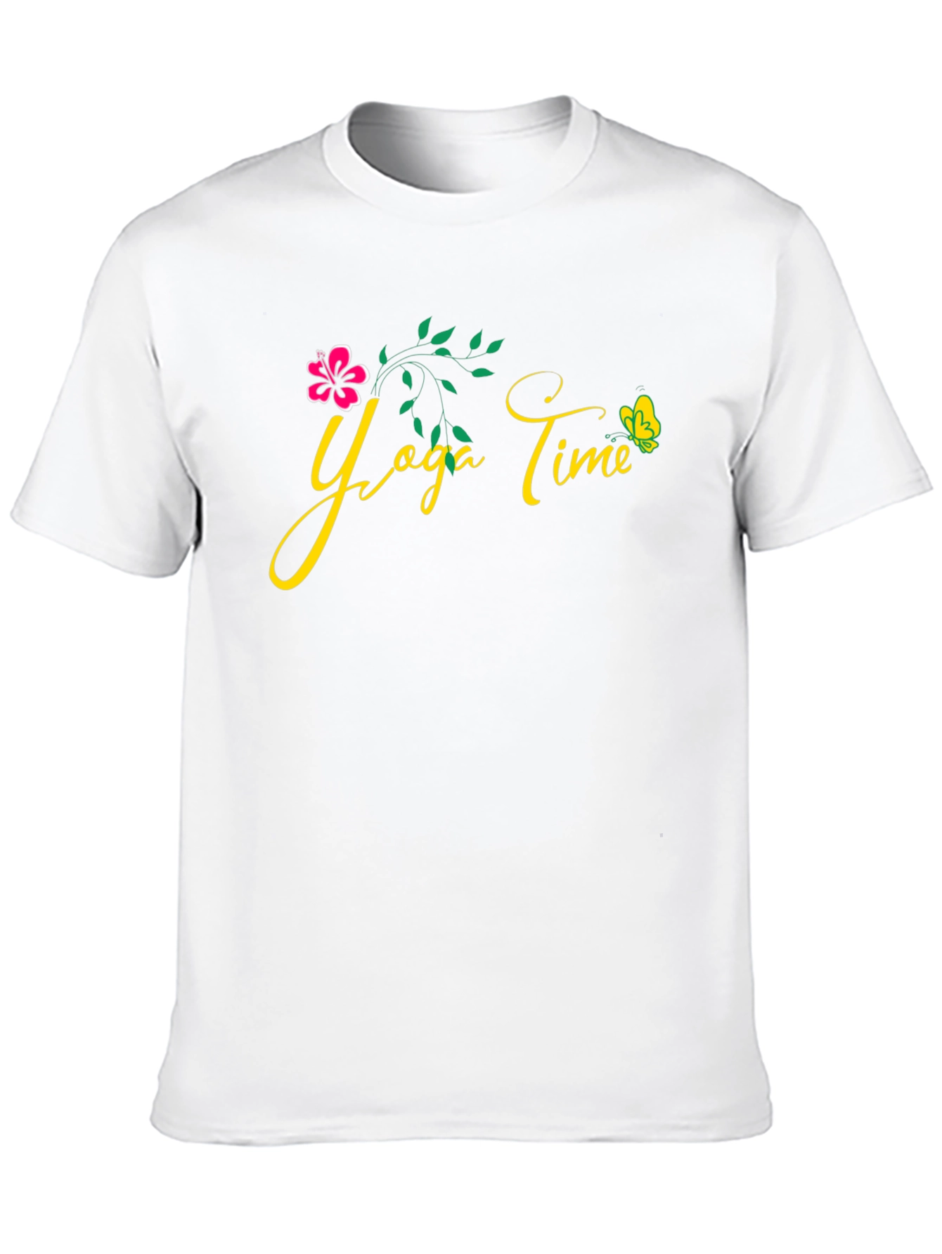 Yoga Time Graphic Tee - Mens Black T-Shirt