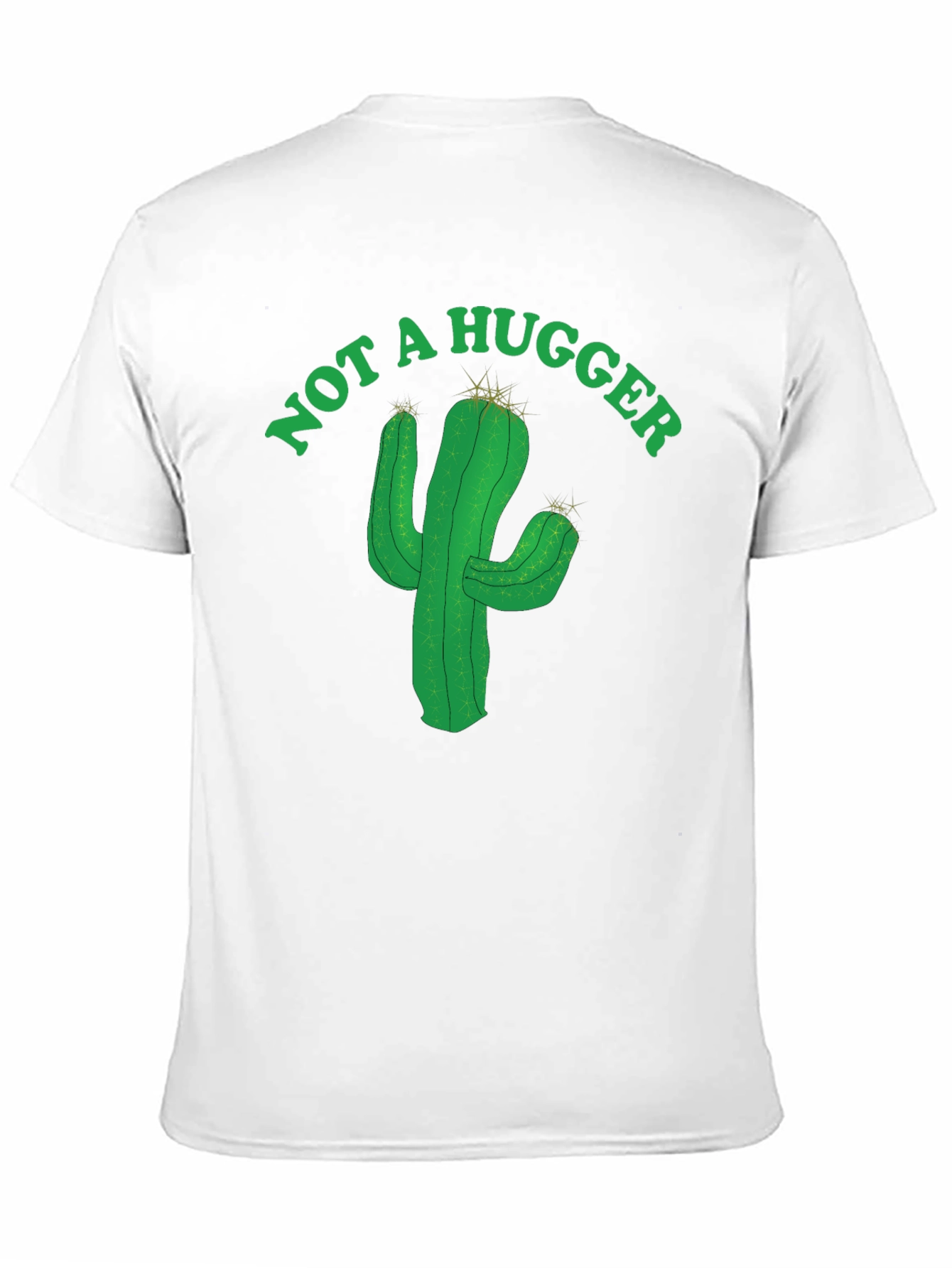 Not A Hugger Cactus Graphic Tee