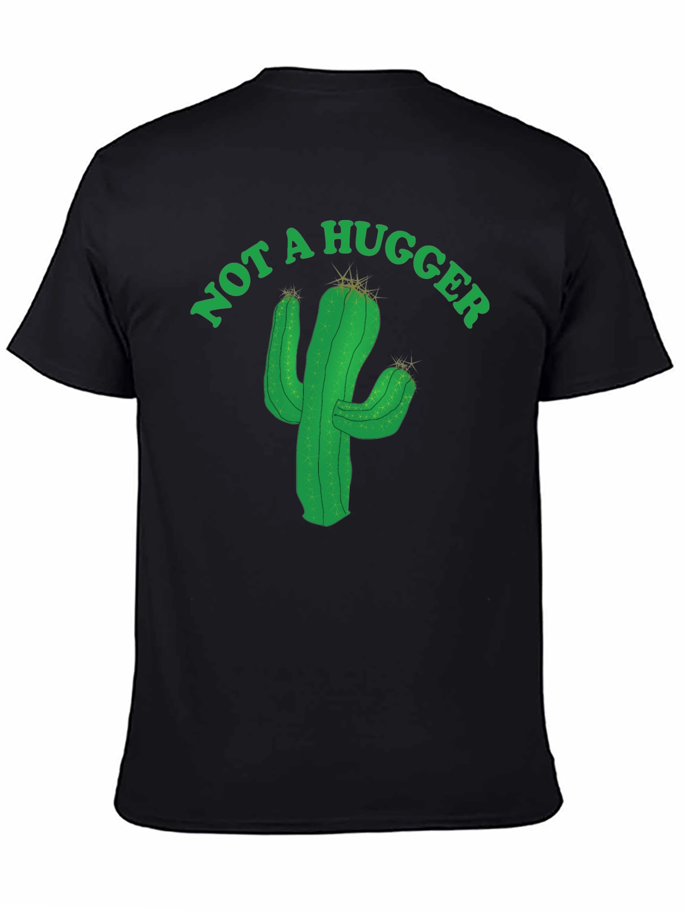 Not A Hugger Cactus Graphic Tee