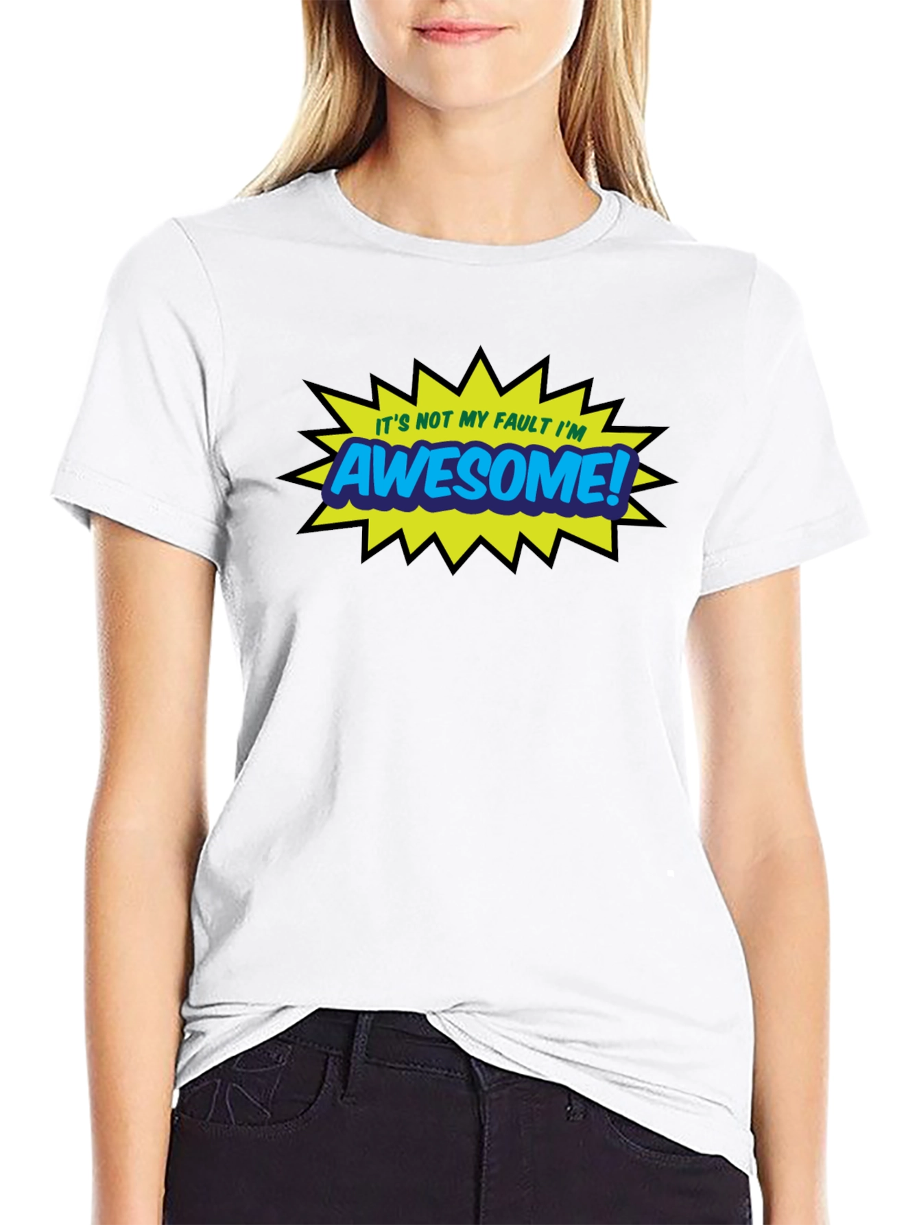 Awesome Graphic Tee - Black Casual T-Shirt