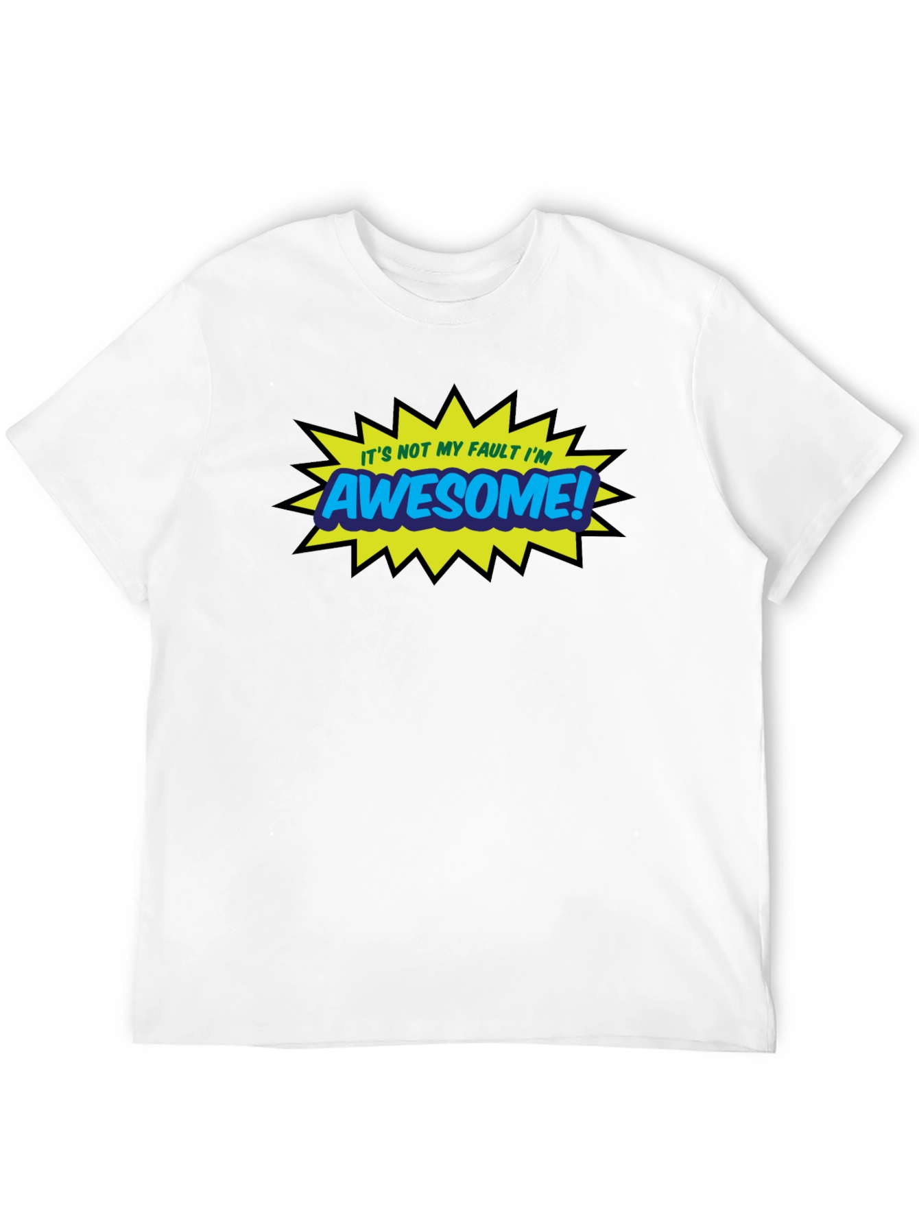 Awesome Graphic Tee - Black Casual T-Shirt