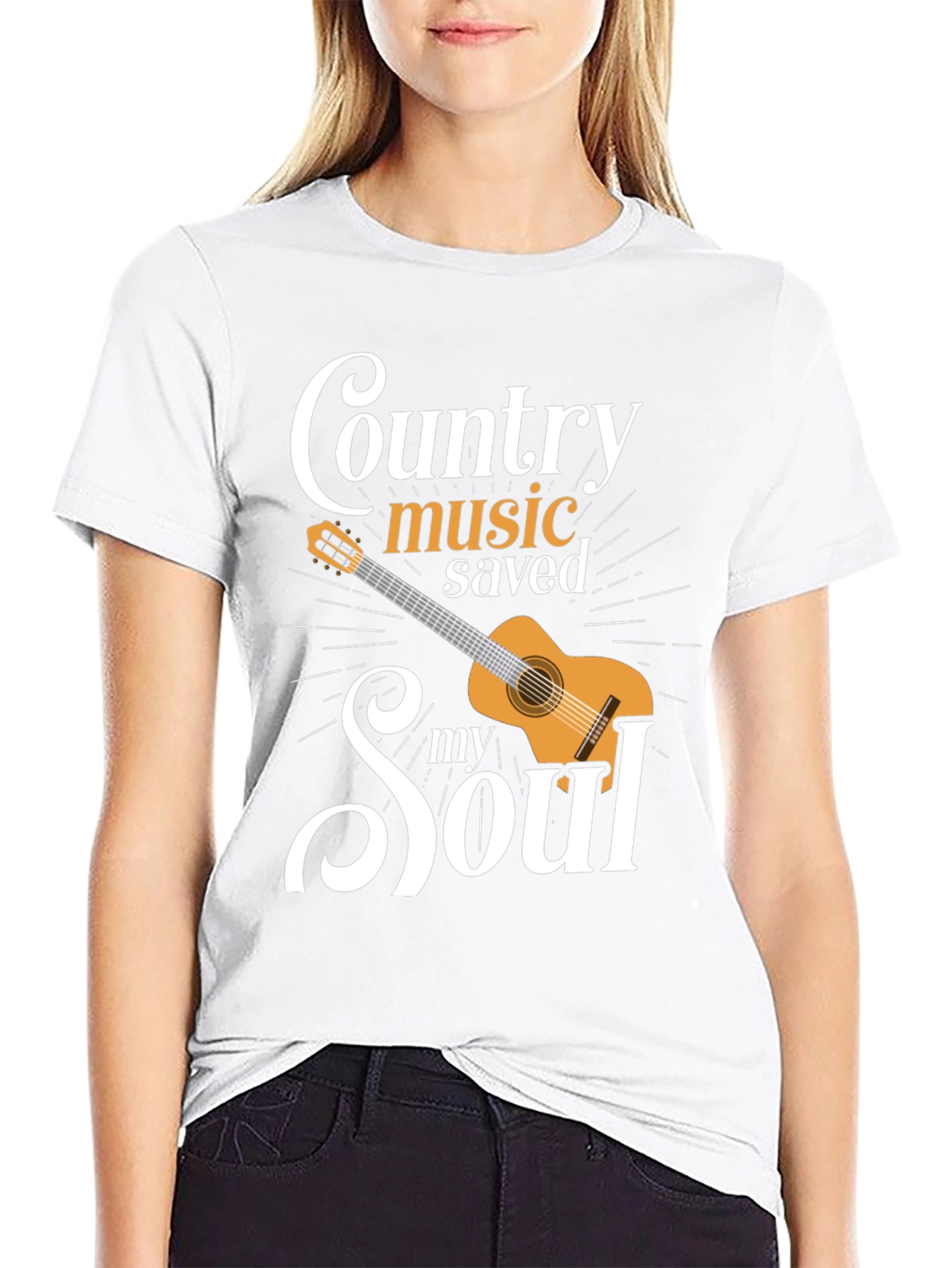 Country Music Saved My Soul Graphic T-Shirt